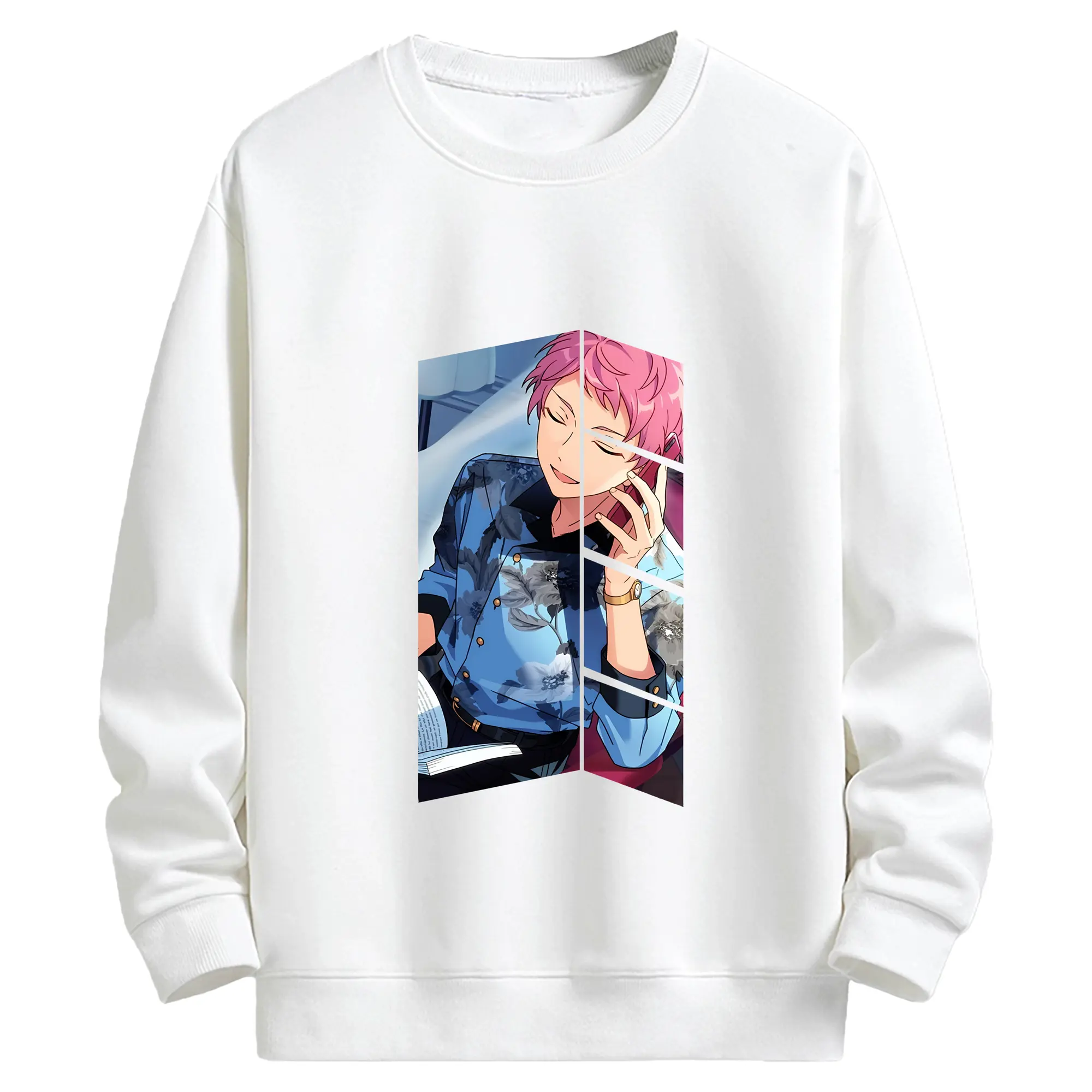 あんさん ぶる グッズ Valkyrie 斎宮宗 - キッズ クルーネックスウェットシャツ ・ フロントプリント ・ 綿80％ ポリエステル20％ ・ 快適 通学 スポーツ 日常使い お散歩用