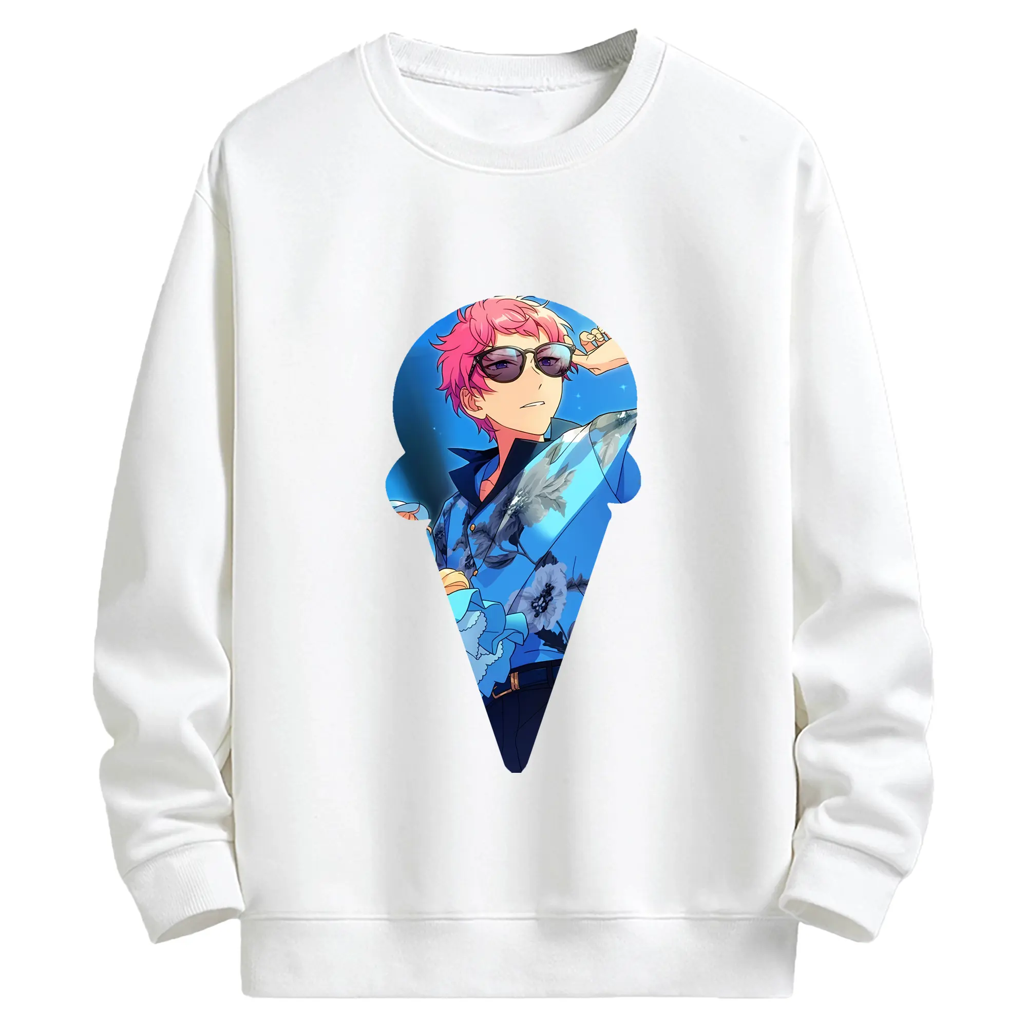 あんさん ぶる グッズ Valkyrie 斎宮宗 - キッズ クルーネックスウェットシャツ ・ フロントプリント ・ 綿80％ ポリエステル20％ ・ 快適 通学 スポーツ 日常使い お散歩用