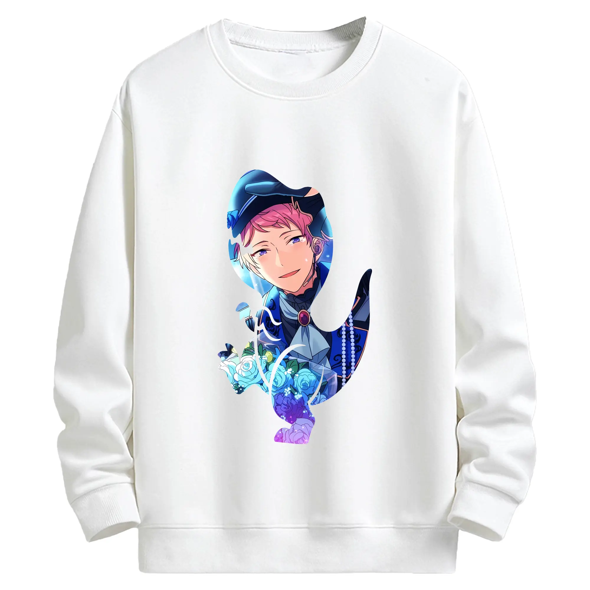 あんさん ぶる グッズ Valkyrie 斎宮宗 - キッズ クルーネックスウェットシャツ ・ フロントプリント ・ 綿80％ ポリエステル20％ ・ 快適 通学 スポーツ 日常使い お散歩用