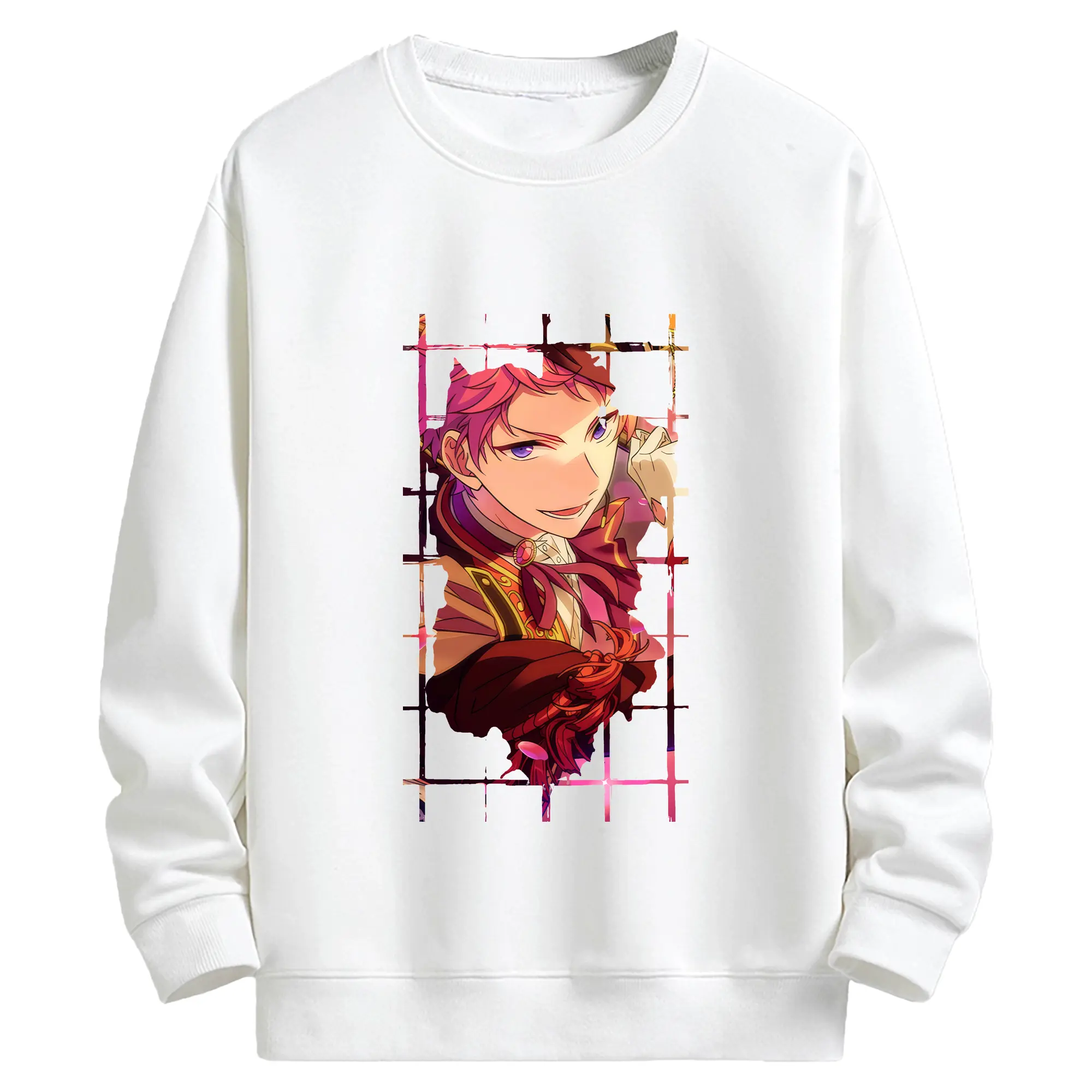 あんさん ぶる グッズ Valkyrie 斎宮宗 - キッズ クルーネックスウェットシャツ ・ フロントプリント ・ 綿80％ ポリエステル20％ ・ 快適 通学 スポーツ 日常使い お散歩用