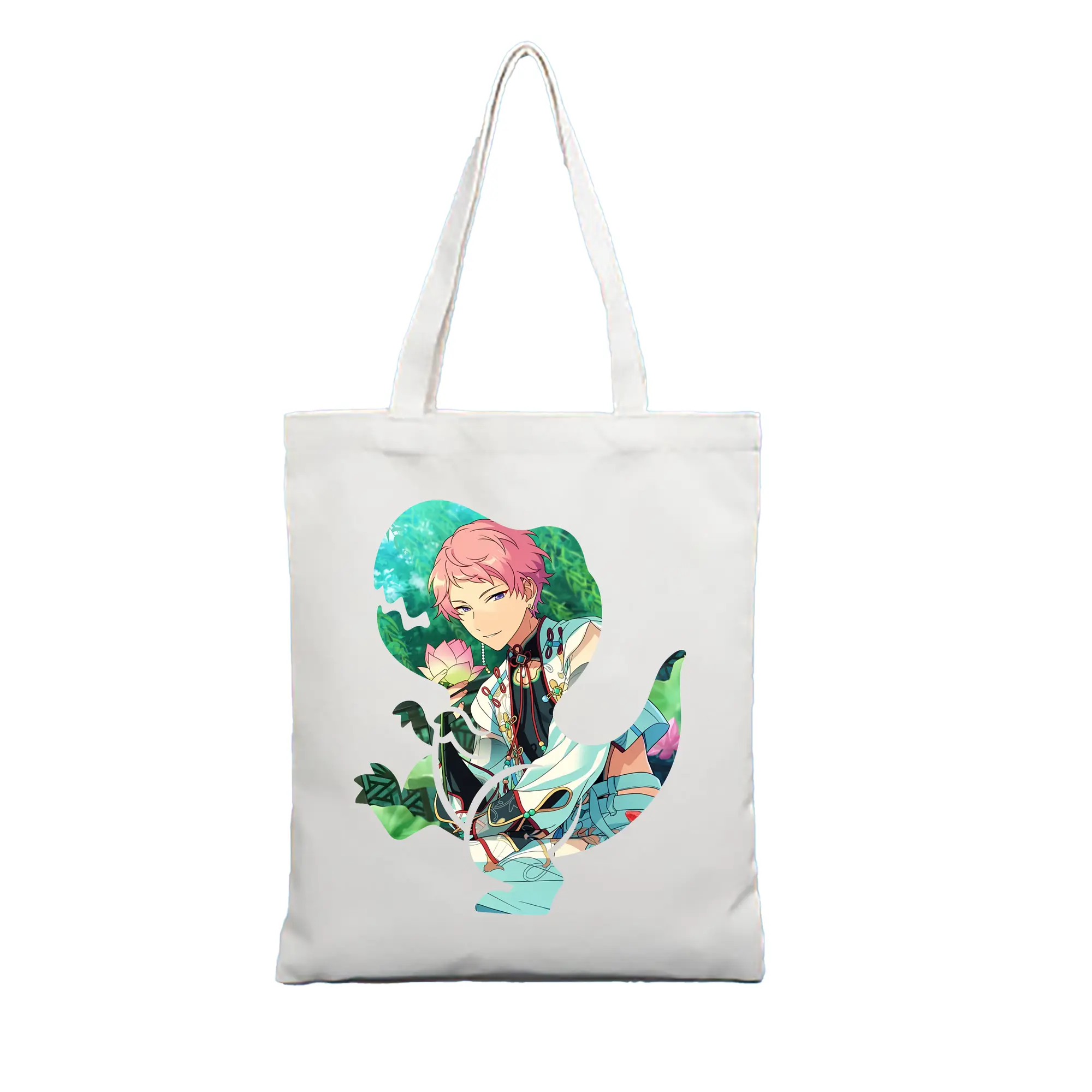 あんさん ぶる グッズ Valkyrie 斎宮宗 - 縦型キャンバス手提げバッグ（トートバッグ） ・ キャンバス素材 ・ ショッピング用 ・ 軽量 丈夫 お手入れ簡単