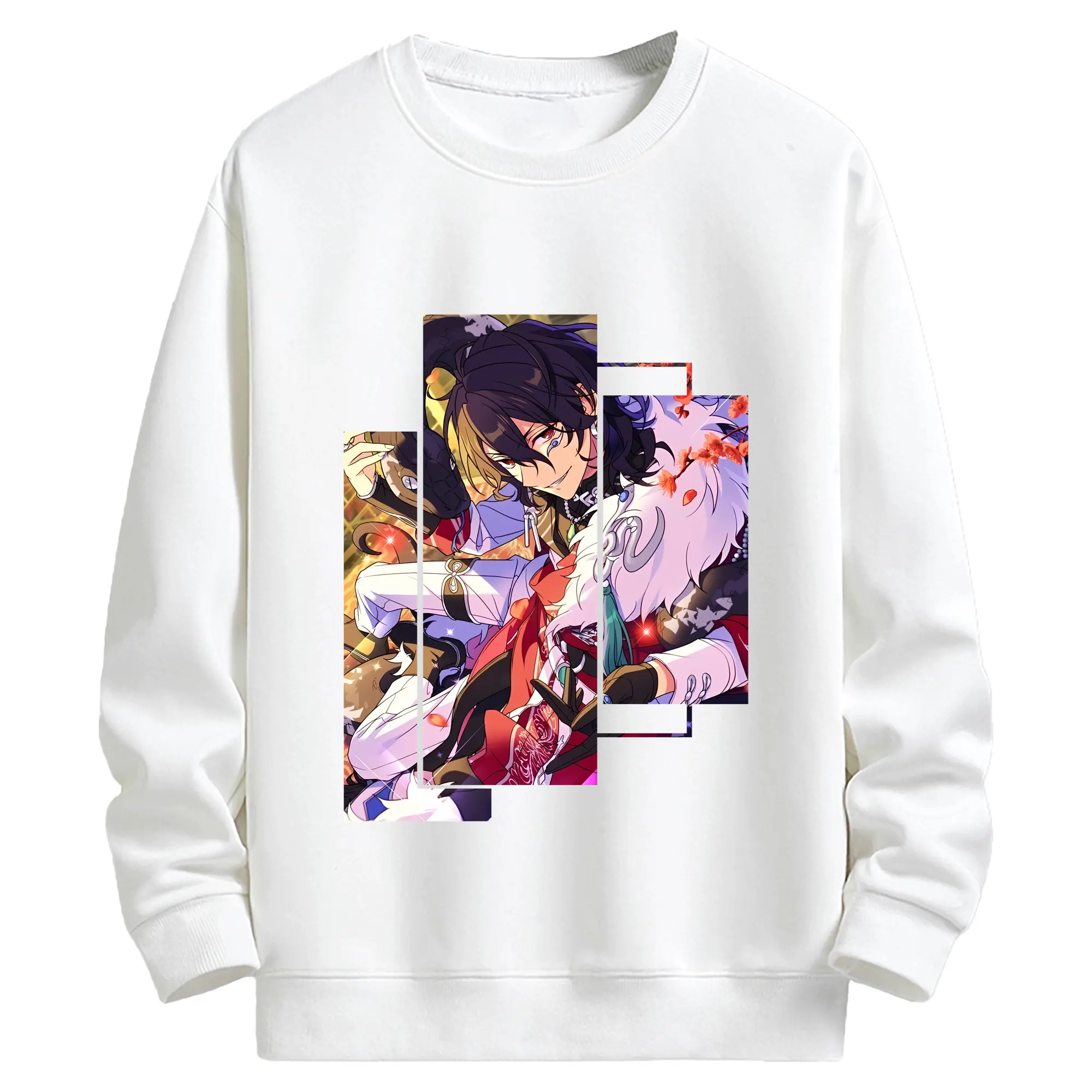 あんさん ぶる グッズ UNDEAD 朔間零 - キッズ クルーネックスウェットシャツ ・ フロントプリント ・ 綿80％ ポリエステル20％ ・ 快適 通学 スポーツ 日常使い お散歩用