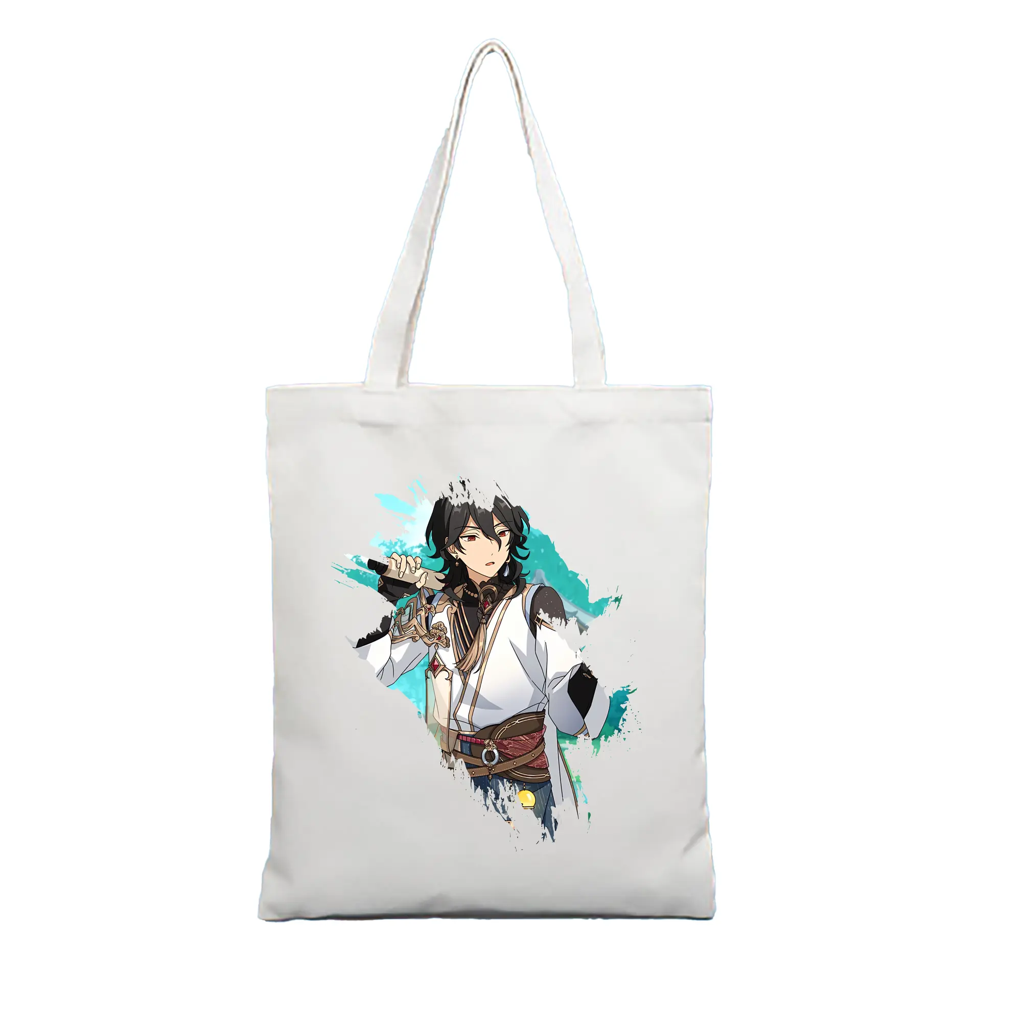 あんさん ぶる グッズ UNDEAD 朔間零 - 縦型キャンバス手提げバッグ（トートバッグ） ・ キャンバス素材 ・ ショッピング用 ・ 軽量 丈夫 お手入れ簡単