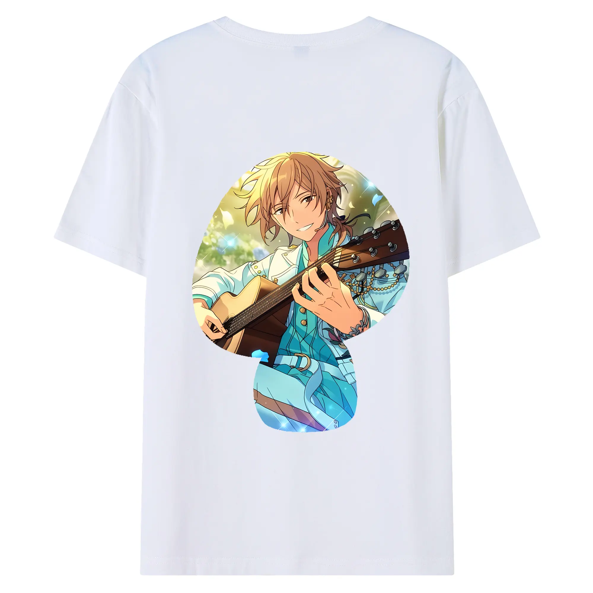 あんさん ぶる グッズ UNDEAD 羽風薫 - 綿100％ 半袖Tシャツ ・ バックプリント ・ 快適 通気性 ・ 日常使い 散歩 スポーツ用