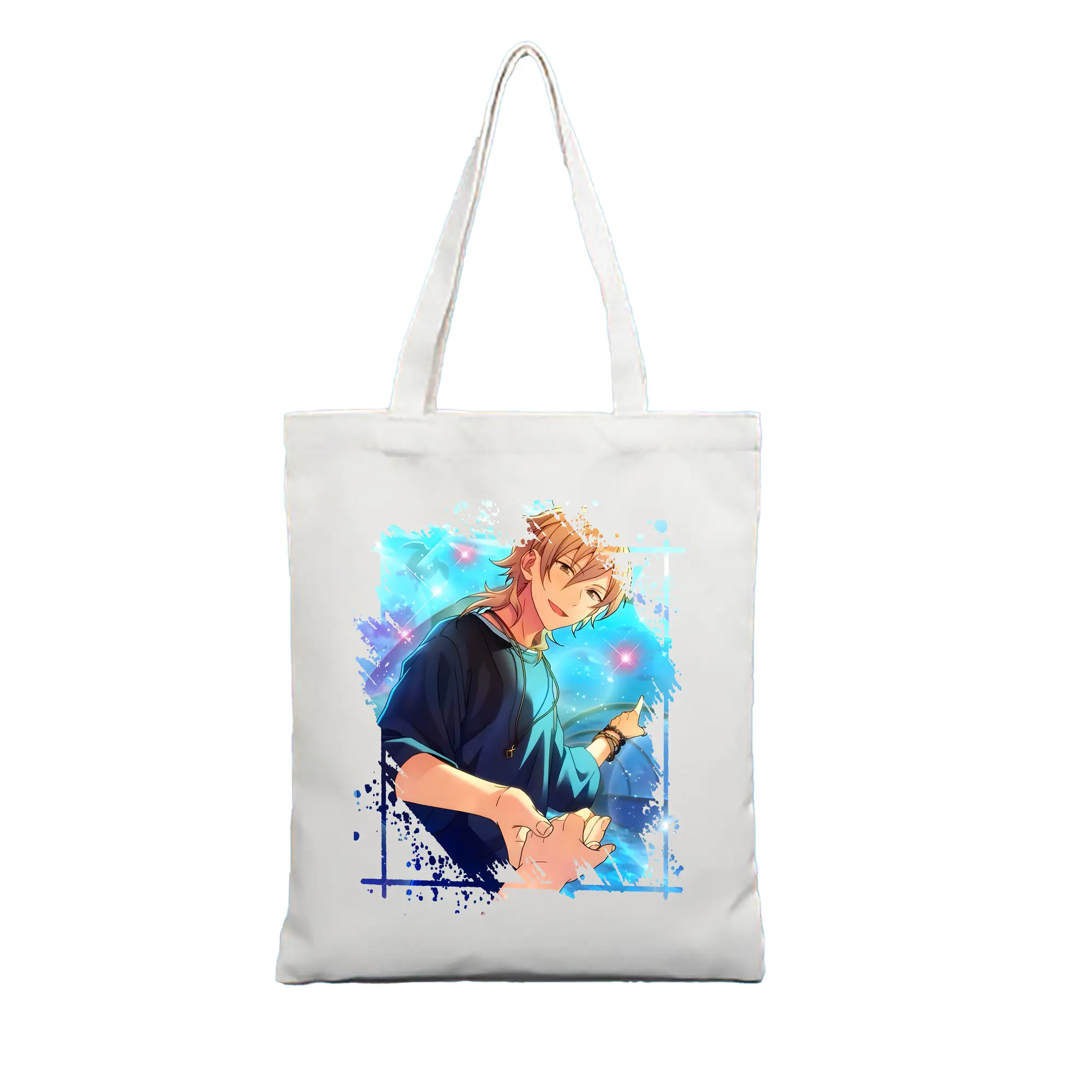 あんさん ぶる グッズ UNDEAD 羽風薫 - 縦型キャンバス手提げバッグ（トートバッグ） ・ キャンバス素材 ・ ショッピング用 ・ 軽量 丈夫 お手入れ簡単