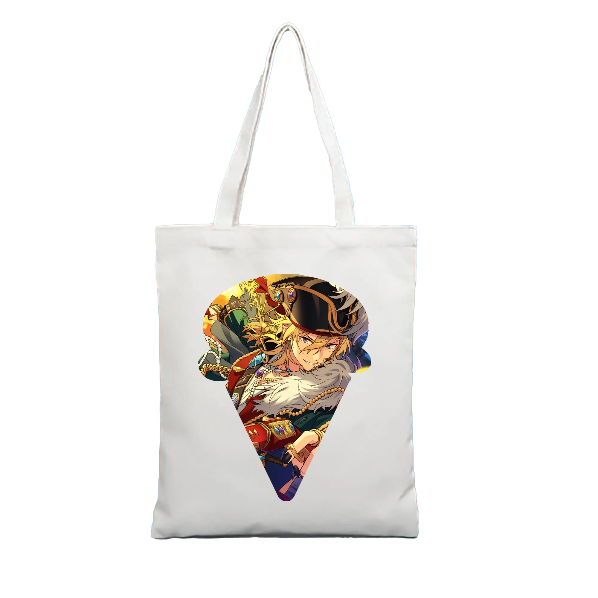 あんさん ぶる グッズ UNDEAD 羽風薫 - 縦型キャンバス手提げバッグ（トートバッグ） ・ キャンバス素材 ・ ショッピング用 ・ 軽量 丈夫 お手入れ簡単