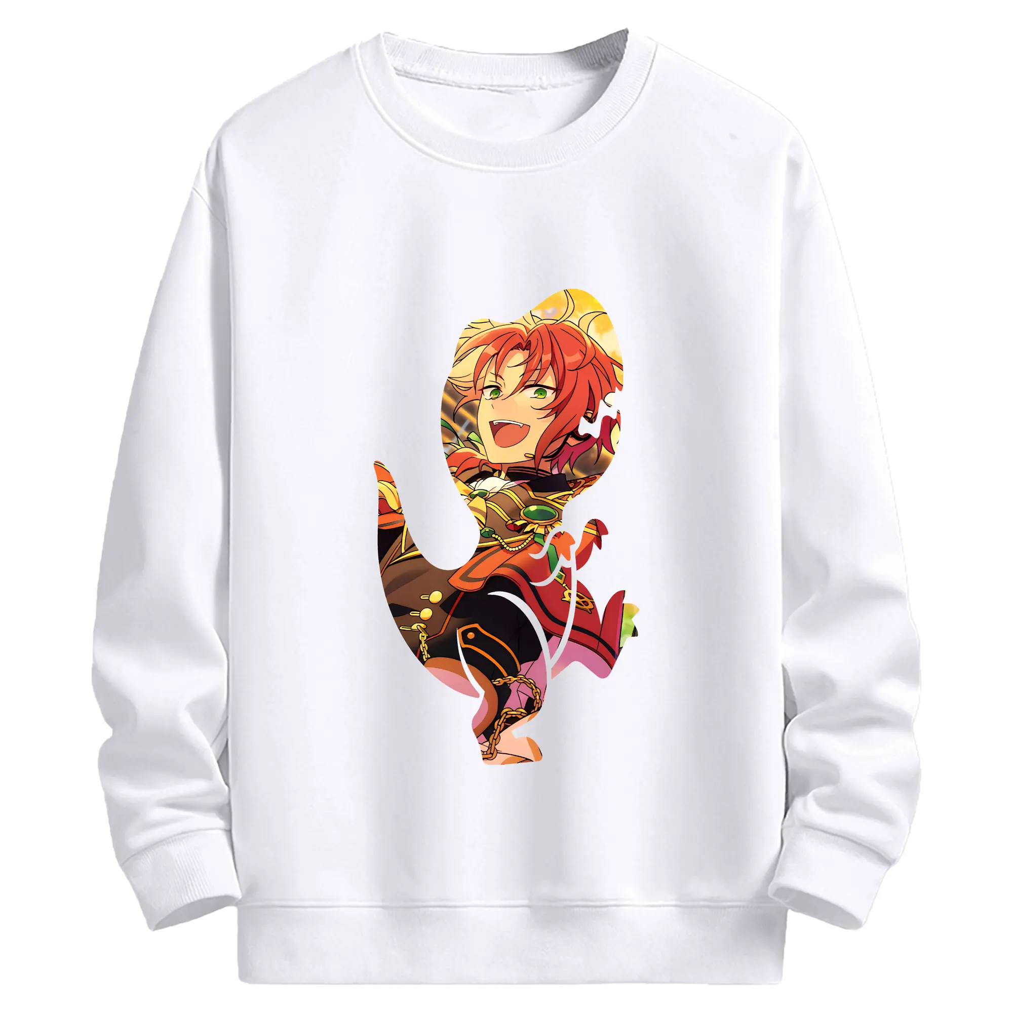 あんさん ぶる グッズ Knights 月永レオ - 高品質 クルーネック スウェット ・ コットン59％ ポリエステル41％ ・ ユニセックス 長袖 トレーナー ・ カジュアル デイリー スポーツ 散歩用