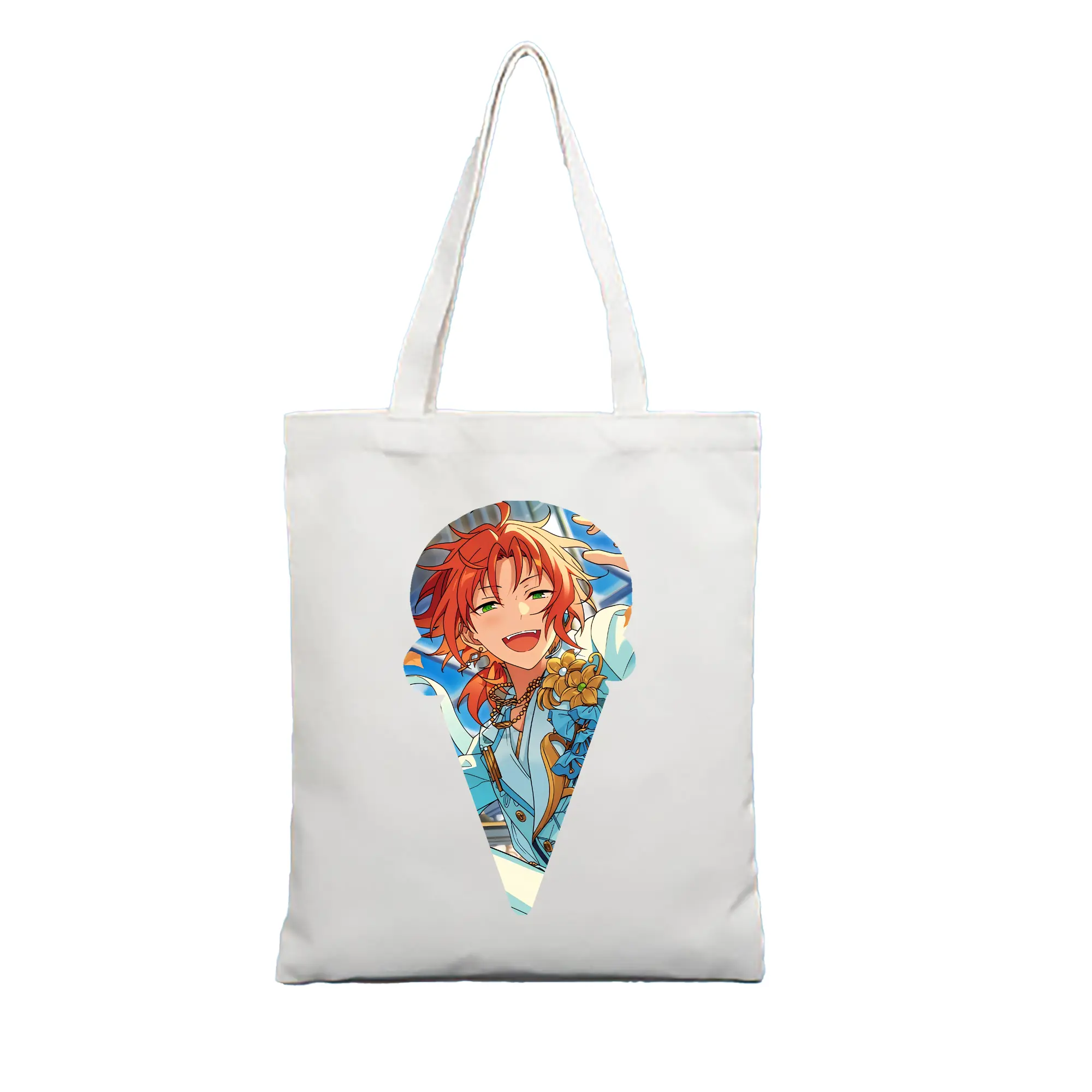 あんさん ぶる グッズ Knights 月永レオ - 縦型キャンバス手提げバッグ（トートバッグ） ・ キャンバス素材 ・ ショッピング用 ・ 軽量 丈夫 お手入れ簡単