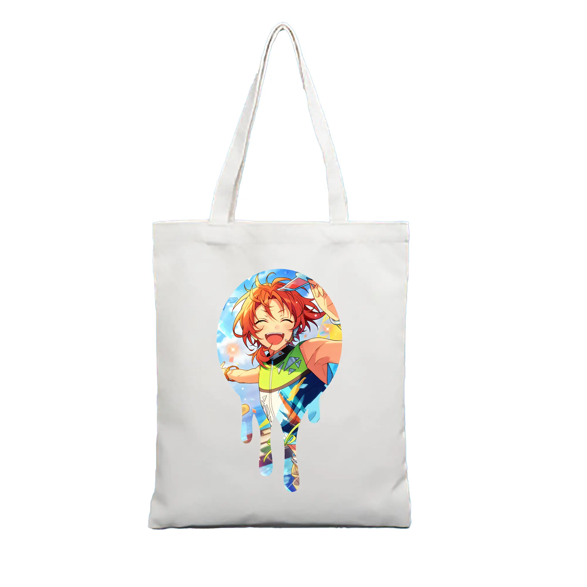 あんさん ぶる グッズ Knights 月永レオ - 縦型キャンバス手提げバッグ（トートバッグ） ・ キャンバス素材 ・ ショッピング用 ・ 軽量 丈夫 お手入れ簡単