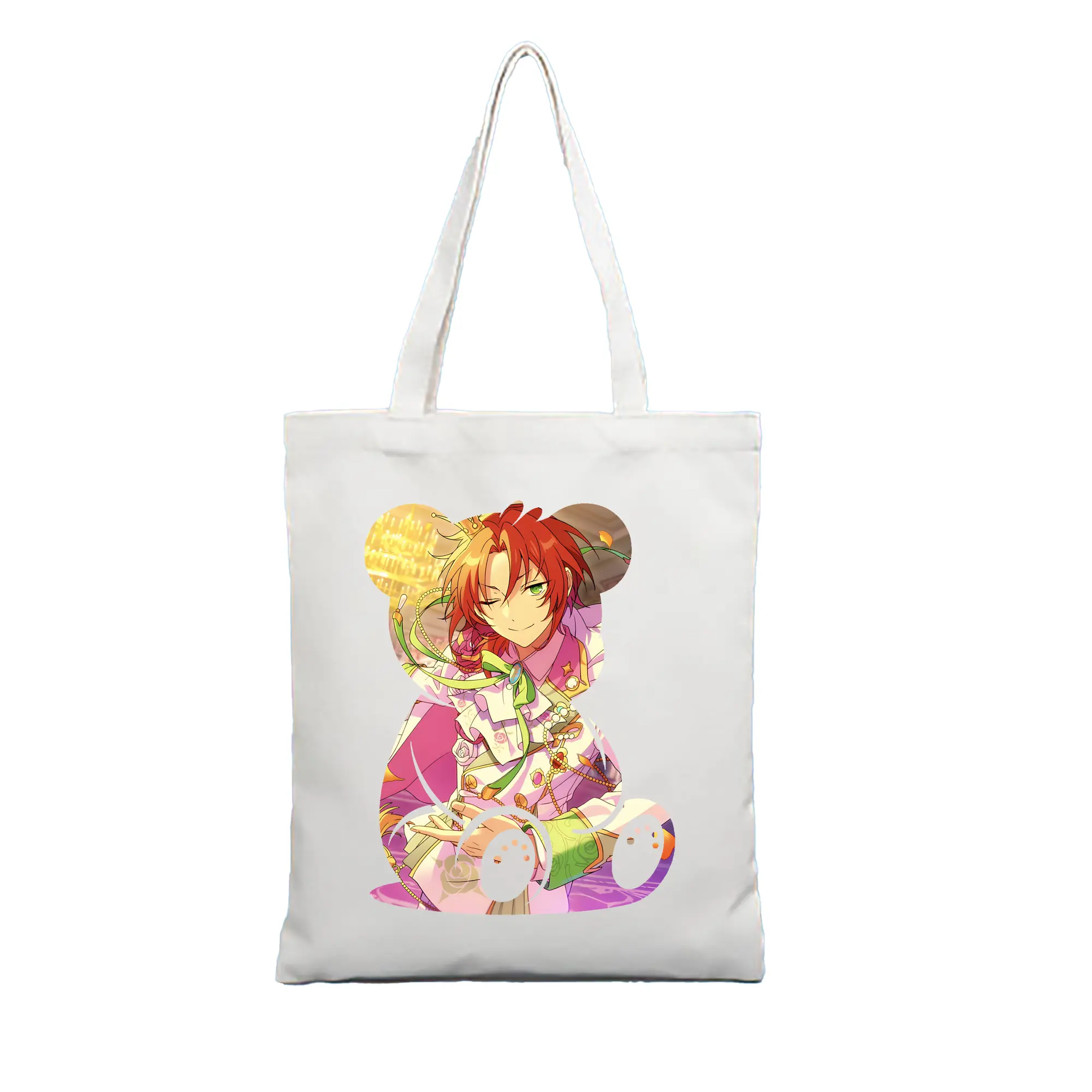 あんさん ぶる グッズ Knights 月永レオ - 縦型キャンバス手提げバッグ（トートバッグ） ・ キャンバス素材 ・ ショッピング用 ・ 軽量 丈夫 お手入れ簡単