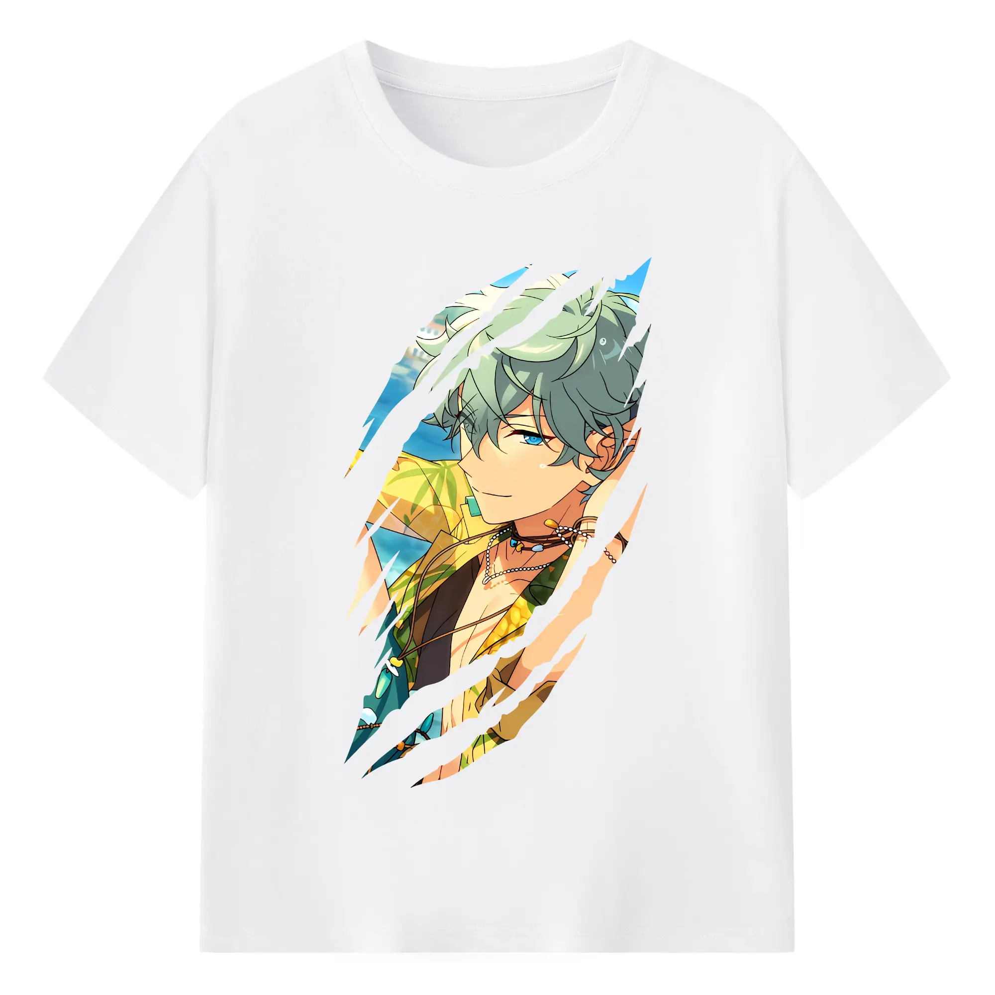 あんさん ぶる グッズ Knights 瀬名泉 - 綿100％ 半袖Tシャツ ・ フロントプリント ・ 快適 通気性 ・ 日常使い 散歩 スポーツ用