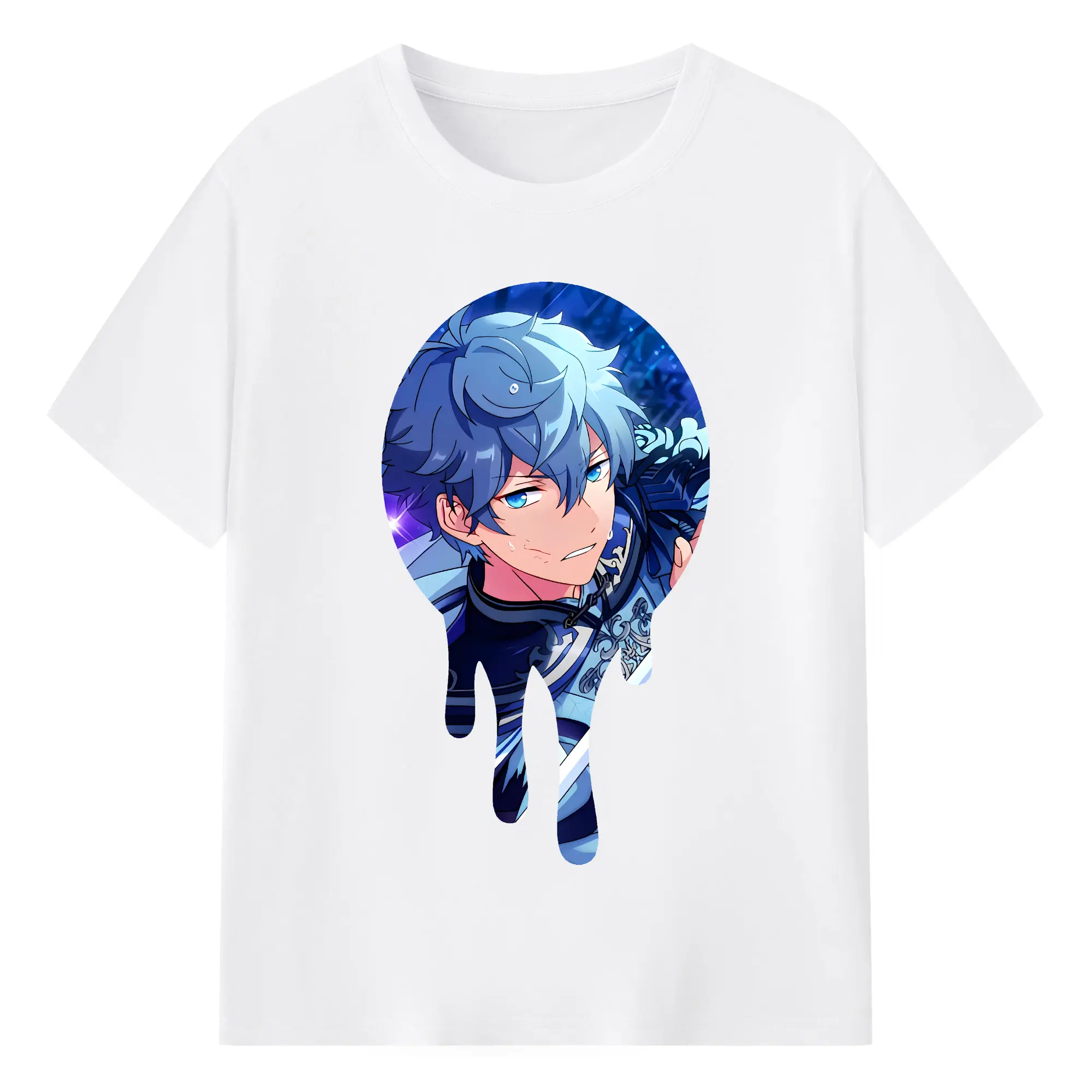 あんさん ぶる グッズ Knights 瀬名泉 - 綿100％ 半袖Tシャツ ・ フロントプリント ・ 快適 通気性 ・ 日常使い 散歩 スポーツ用