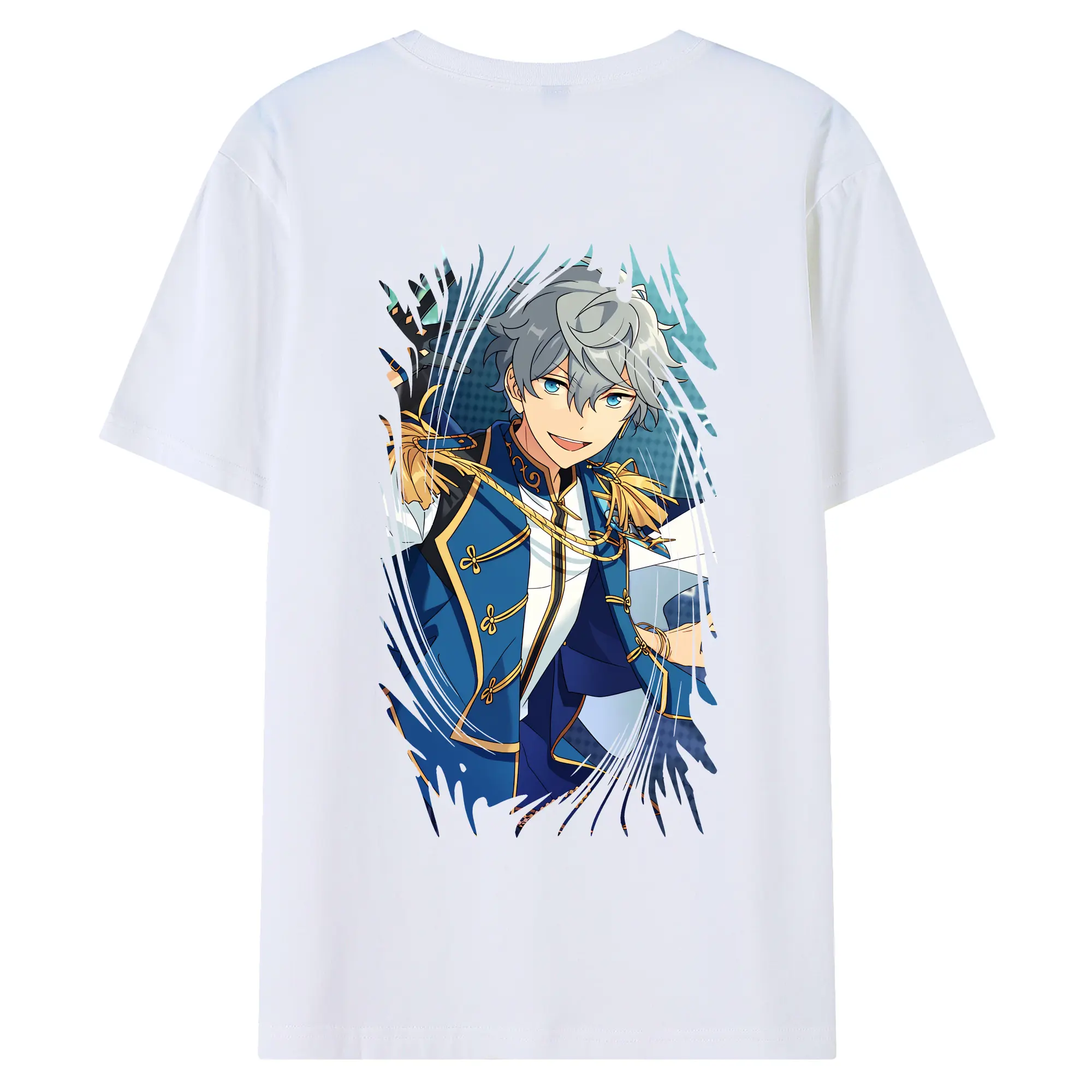 あんさん ぶる グッズ Knights 瀬名泉 - 綿100％ 半袖Tシャツ ・ バックプリント ・ 快適 通気性 ・ 日常使い 散歩 スポーツ用