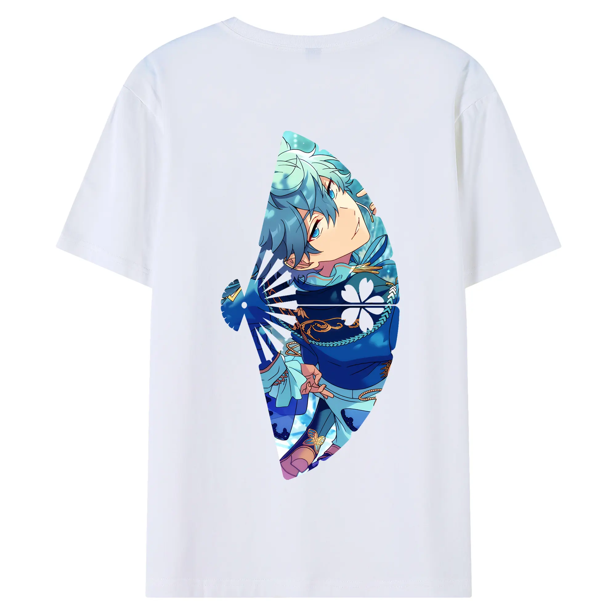 あんさん ぶる グッズ Knights 瀬名泉 - 綿100％ 半袖Tシャツ ・ バックプリント ・ 快適 通気性 ・ 日常使い 散歩 スポーツ用