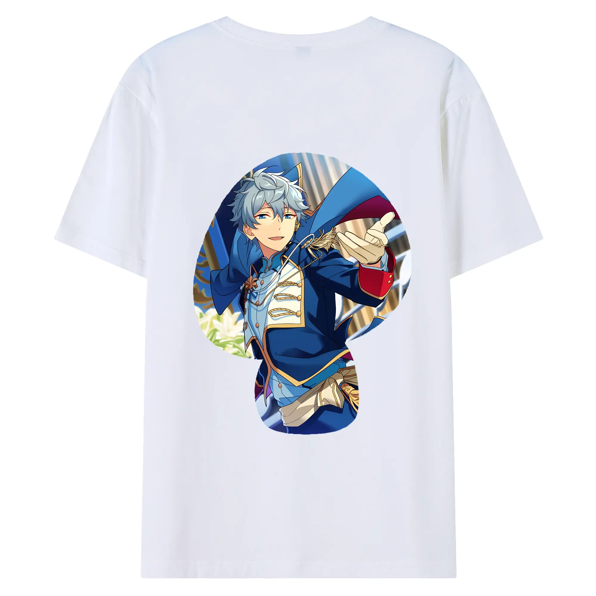 あんさん ぶる グッズ Knights 瀬名泉 - 綿100％ 半袖Tシャツ ・ バックプリント ・ 快適 通気性 ・ 日常使い 散歩 スポーツ用