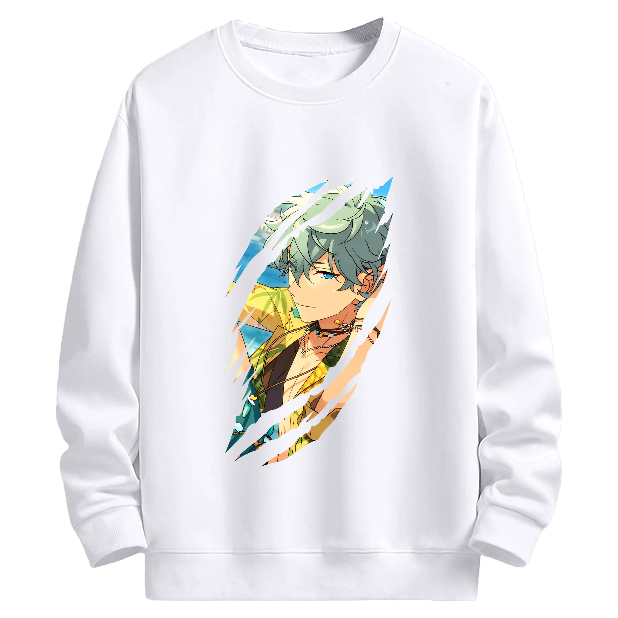 あんさん ぶる グッズ Knights 瀬名泉 - 高品質 クルーネック スウェット ・ コットン59％ ポリエステル41％ ・ ユニセックス 長袖 トレーナー ・ カジュアル デイリー スポーツ 散歩用