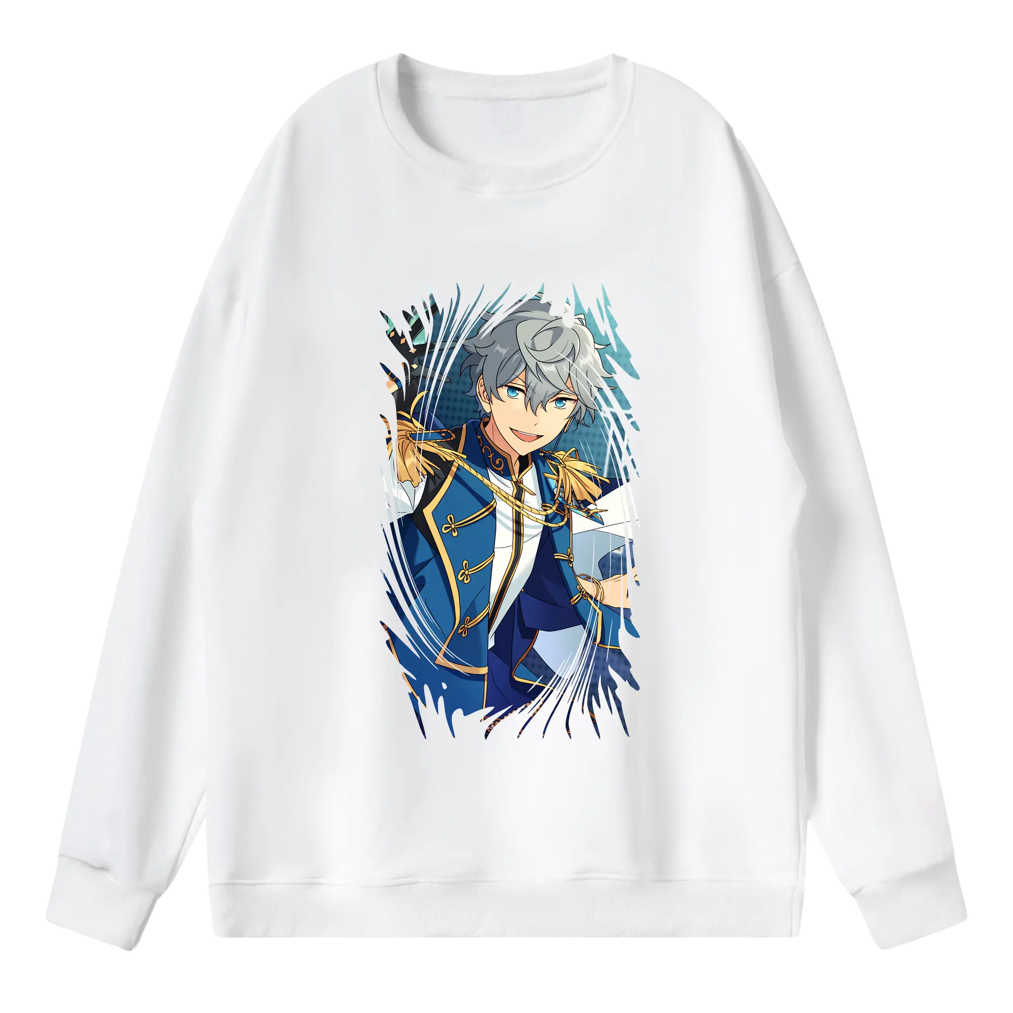 あんさん ぶる グッズ Knights 瀬名泉 - 薄手 クルーネック スウェット 裏毛260g · ポリエステル 春秋向け カジュアル 男女兼用 · トレーナー デイリー スポーツ 散歩に最適