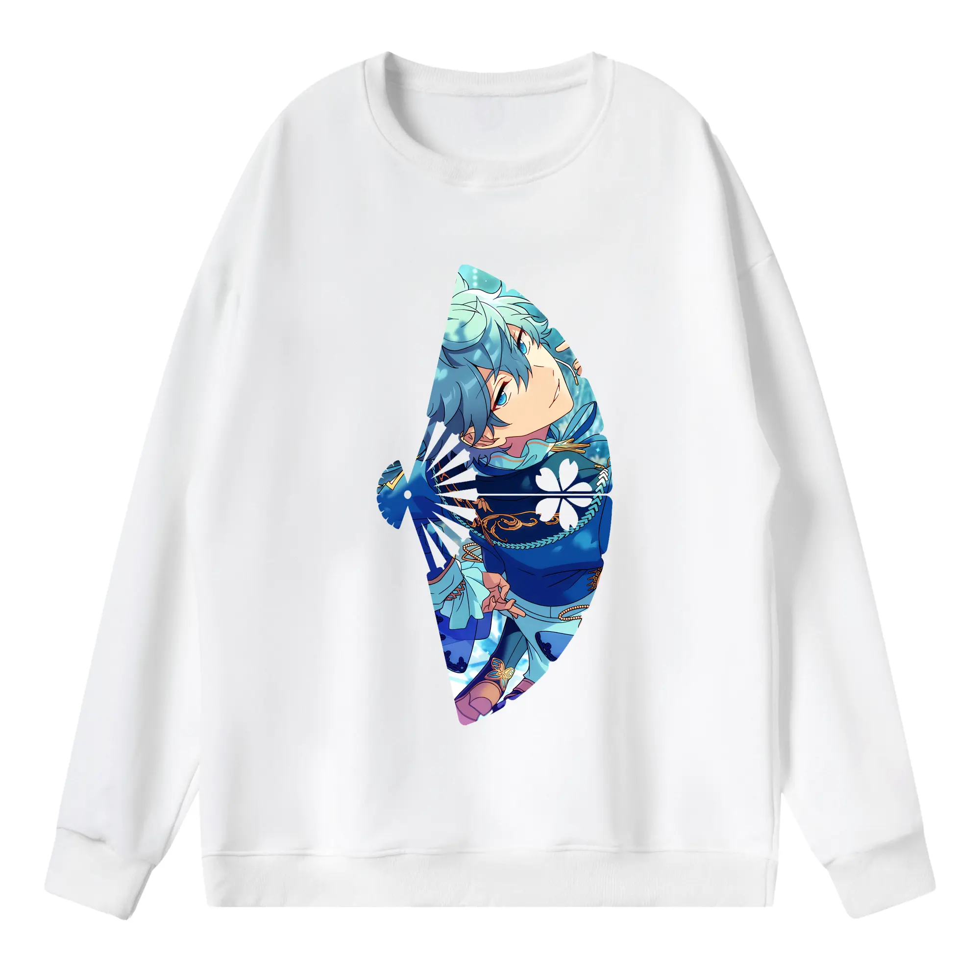 あんさん ぶる グッズ Knights 瀬名泉 - 薄手 クルーネック スウェット 裏毛260g · ポリエステル 春秋向け カジュアル 男女兼用 · トレーナー デイリー スポーツ 散歩に最適