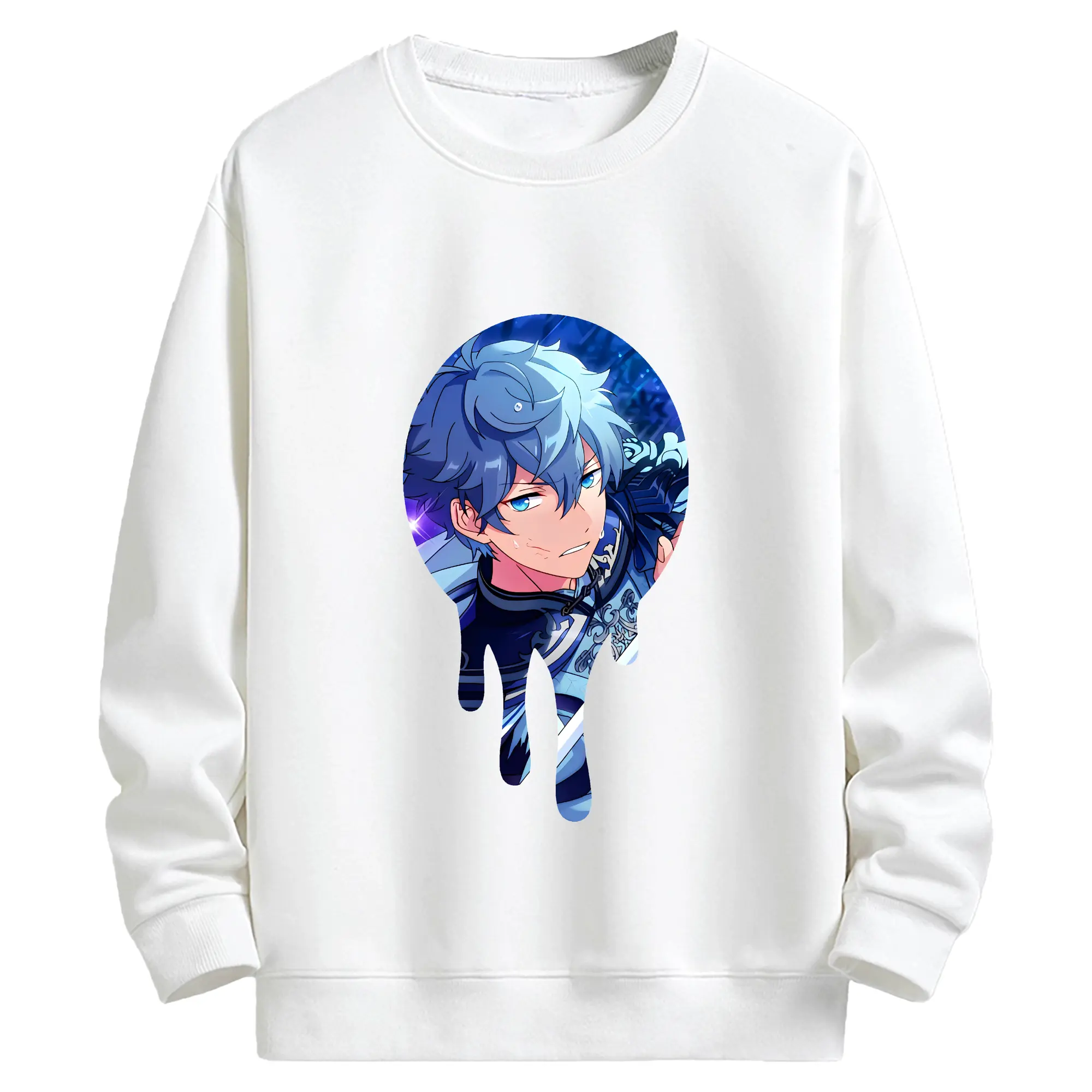 あんさん ぶる グッズ Knights 瀬名泉 - キッズ クルーネックスウェットシャツ ・ フロントプリント ・ 綿80％ ポリエステル20％ ・ 快適 通学 スポーツ 日常使い お散歩用