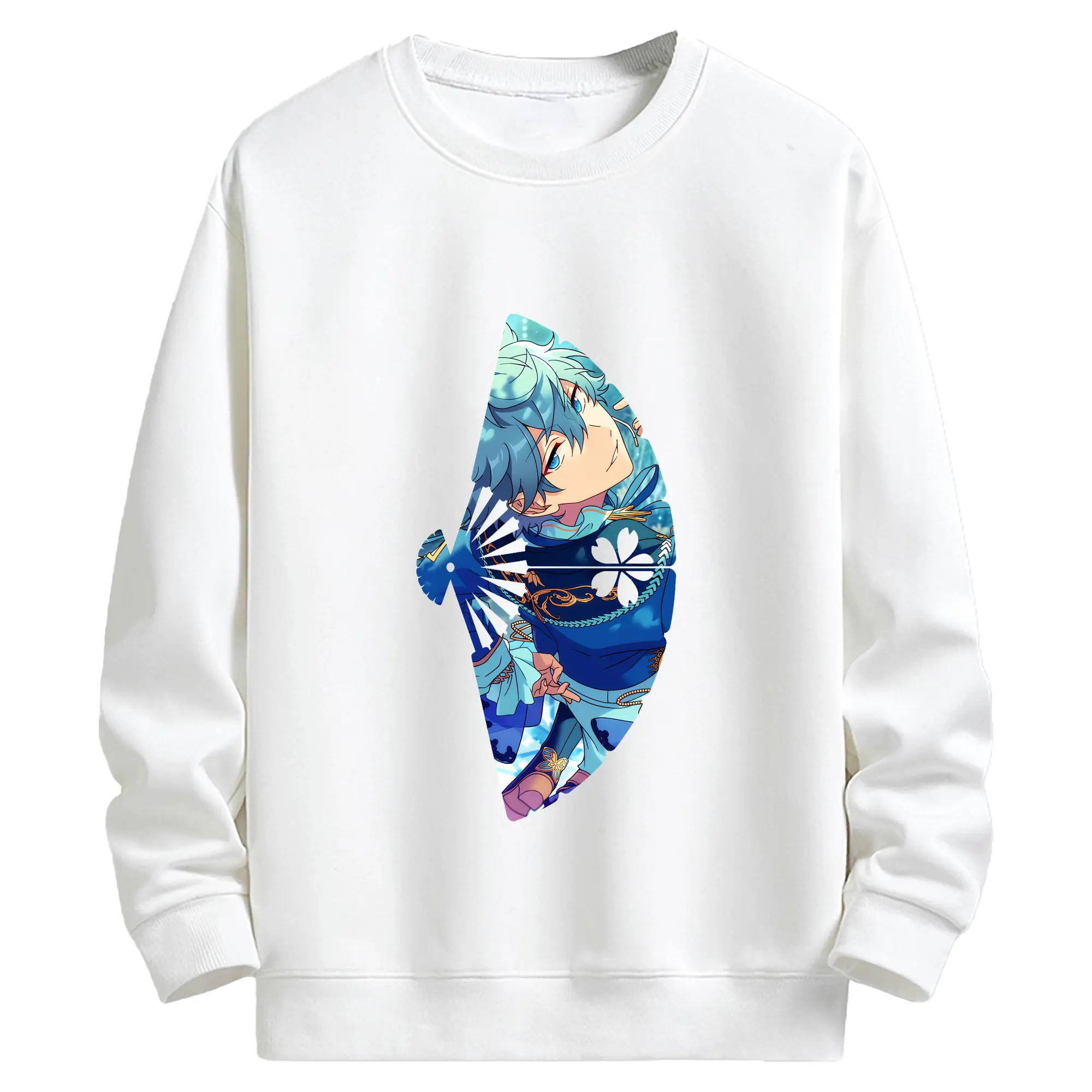 あんさん ぶる グッズ Knights 瀬名泉 - キッズ クルーネックスウェットシャツ ・ フロントプリント ・ 綿80％ ポリエステル20％ ・ 快適 通学 スポーツ 日常使い お散歩用