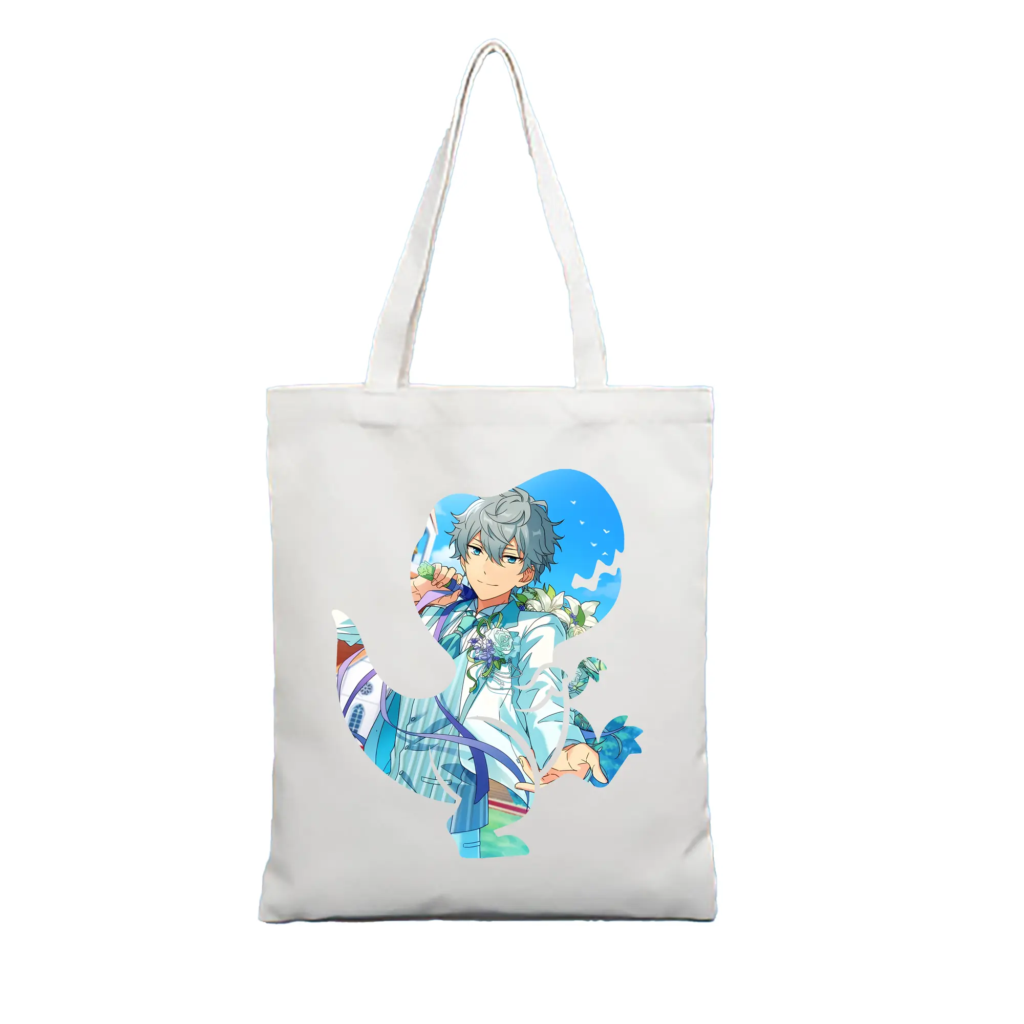 あんさん ぶる グッズ Knights 瀬名泉 - 縦型キャンバス手提げバッグ（トートバッグ） ・ キャンバス素材 ・ ショッピング用 ・ 軽量 丈夫 お手入れ簡単