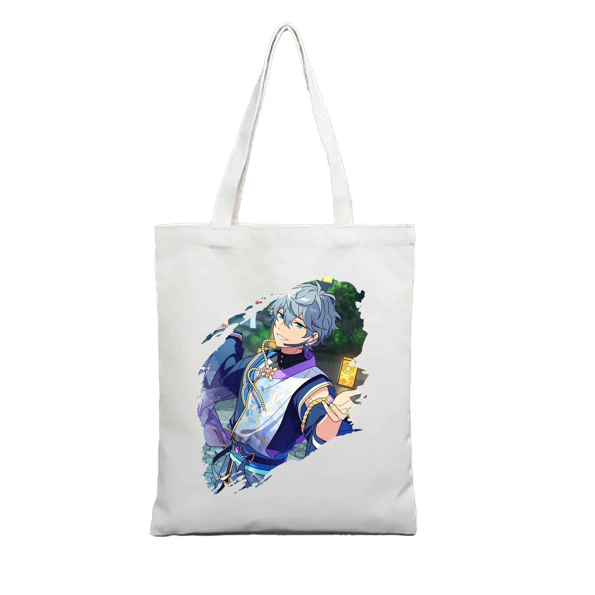 あんさん ぶる グッズ Knights 瀬名泉 - 縦型キャンバス手提げバッグ（トートバッグ） ・ キャンバス素材 ・ ショッピング用 ・ 軽量 丈夫 お手入れ簡単