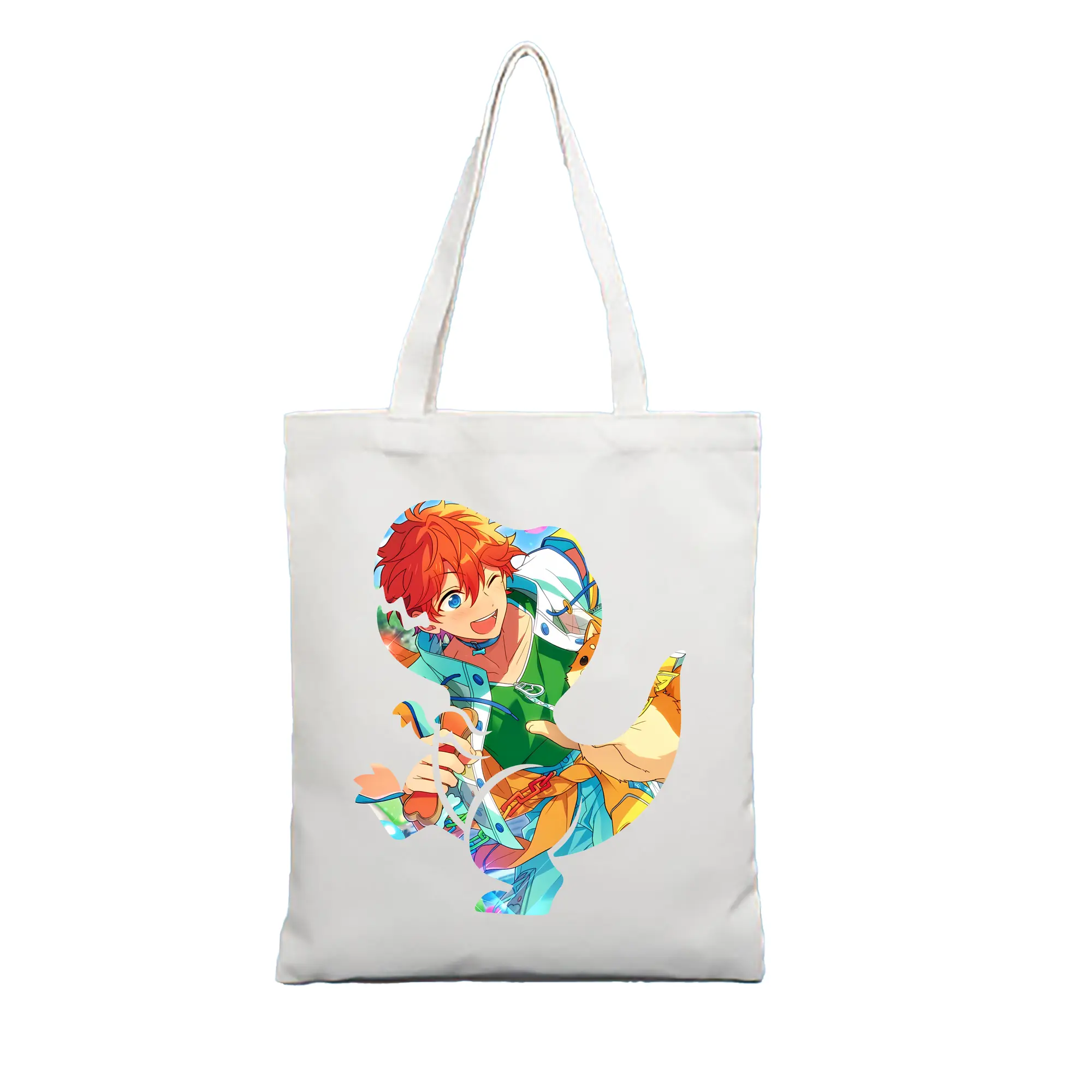 あんさん ぶる グッズ Trickstar 明星スバル - 縦型キャンバス手提げバッグ（トートバッグ） ・ キャンバス素材 ・ ショッピング用 ・ 軽量 丈夫 お手入れ簡単