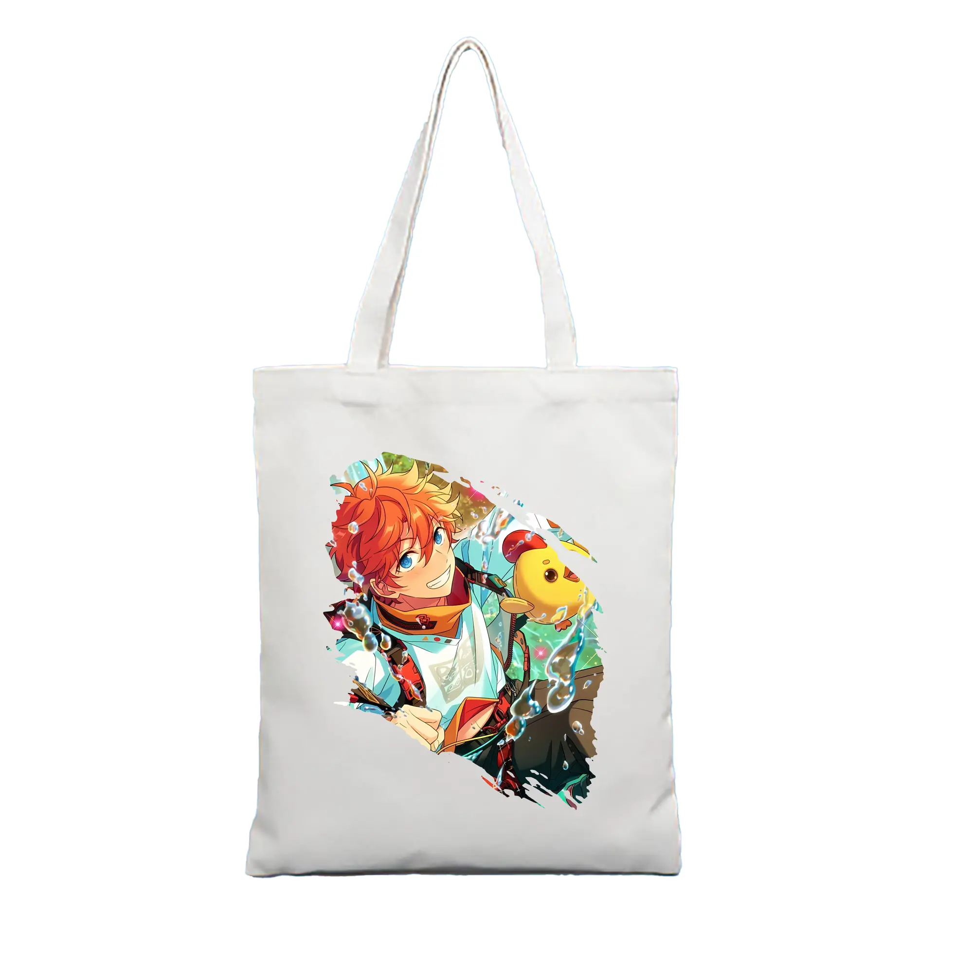 あんさん ぶる グッズ Trickstar 明星スバル - 縦型キャンバス手提げバッグ（トートバッグ） ・ キャンバス素材 ・ ショッピング用 ・ 軽量 丈夫 お手入れ簡単