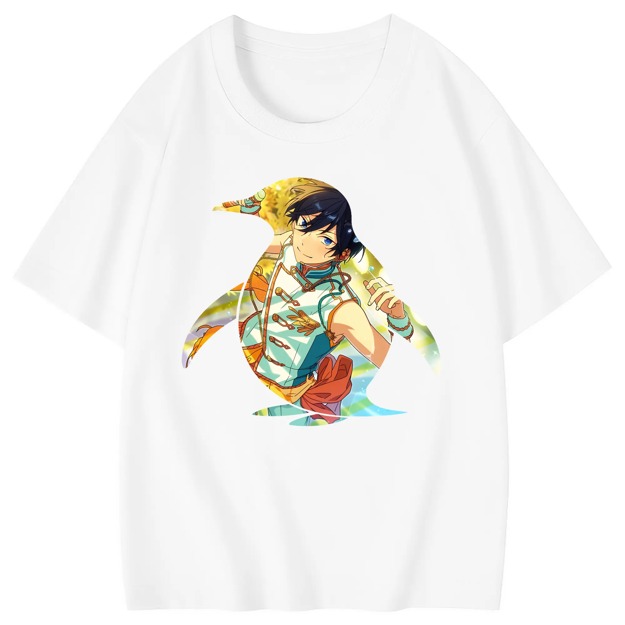 あんさん ぶる グッズ Trickstar 氷鷹北斗 - 綿100％ キッズTシャツ ・ フロントプリント ・ 快適 通気性 ・ スポーツ カジュアル 散歩用