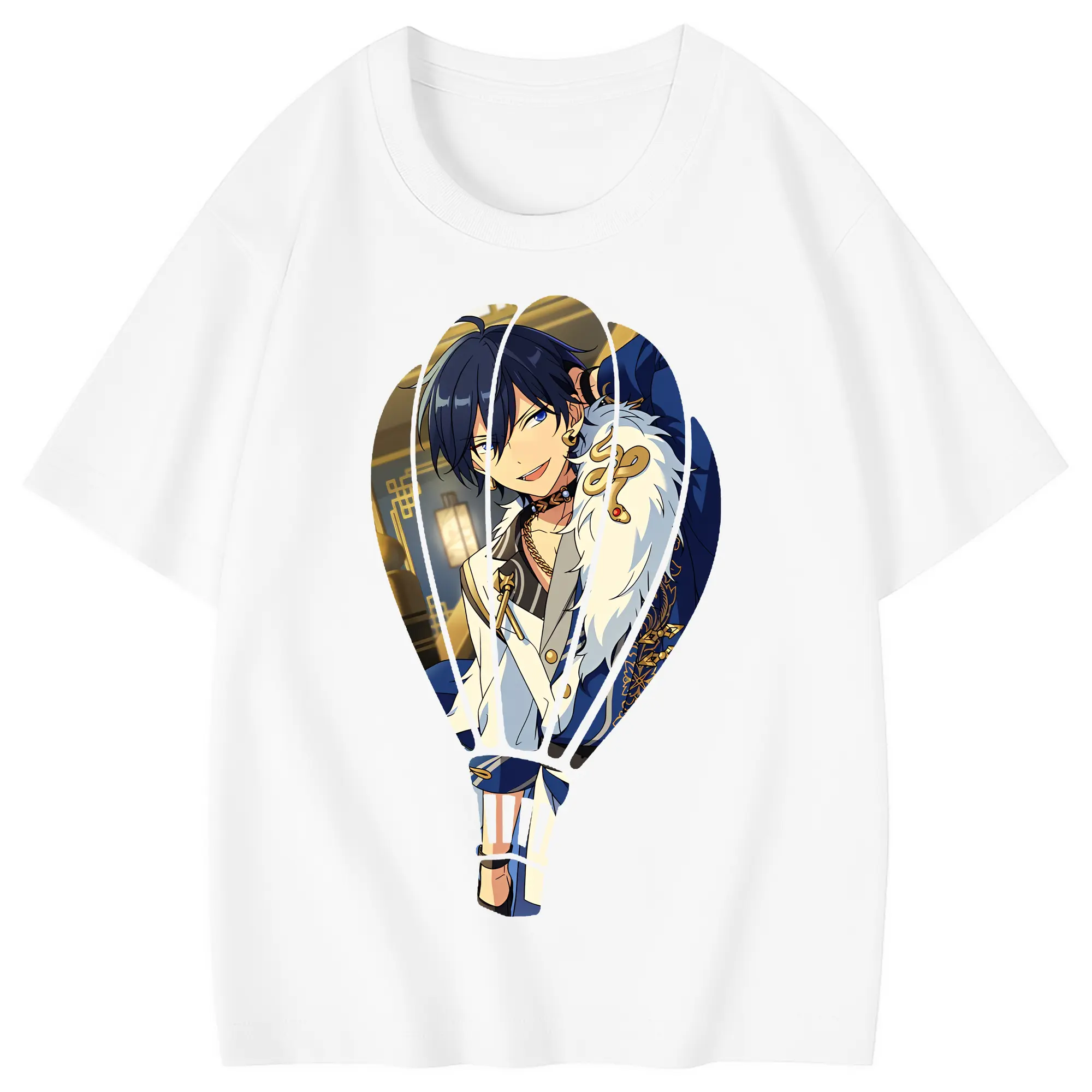 あんさん ぶる グッズ Trickstar 氷鷹北斗 - 綿100％ キッズTシャツ ・ フロントプリント ・ 快適 通気性 ・ スポーツ カジュアル 散歩用