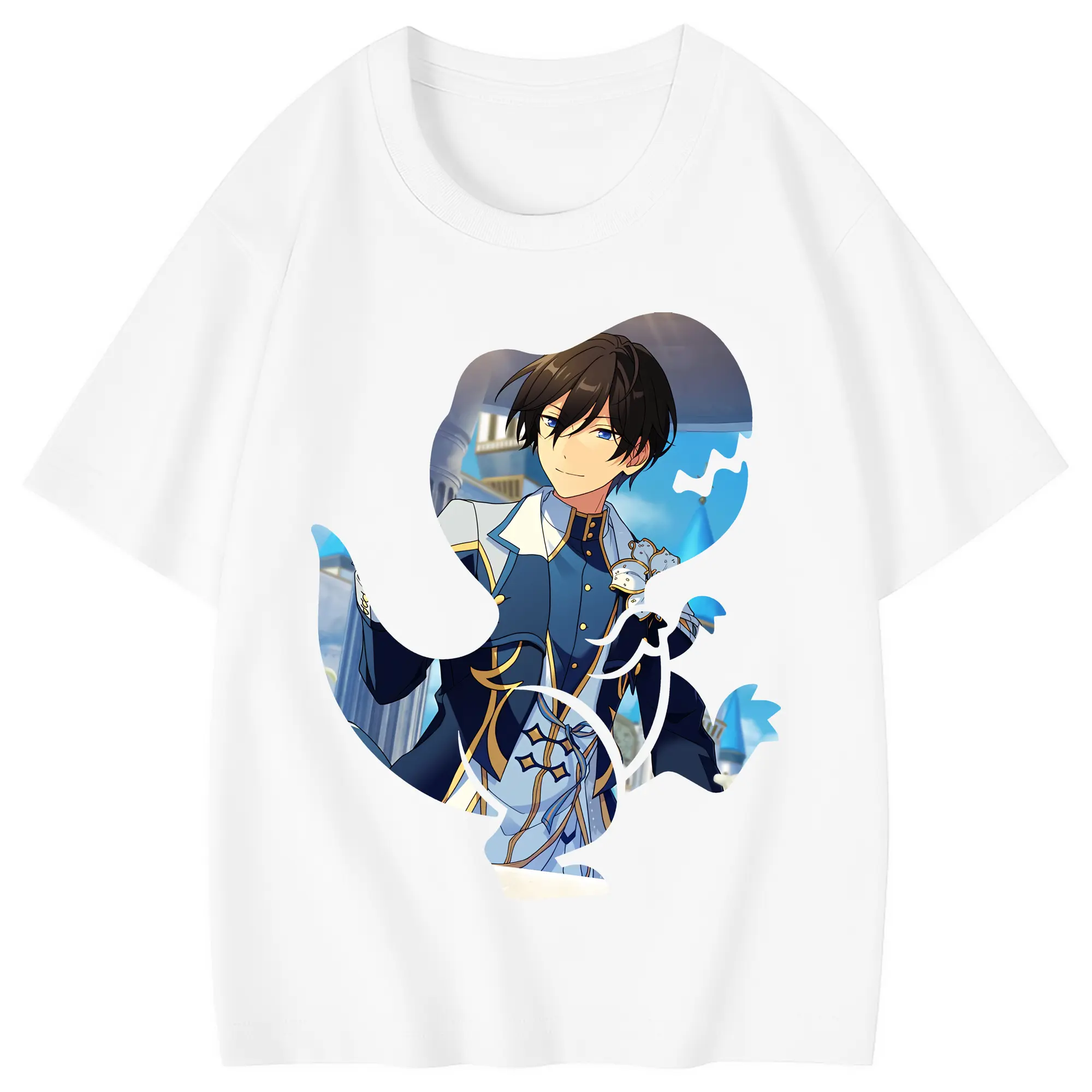 あんさん ぶる グッズ Trickstar 氷鷹北斗 - 綿100％ キッズTシャツ ・ フロントプリント ・ 快適 通気性 ・ スポーツ カジュアル 散歩用