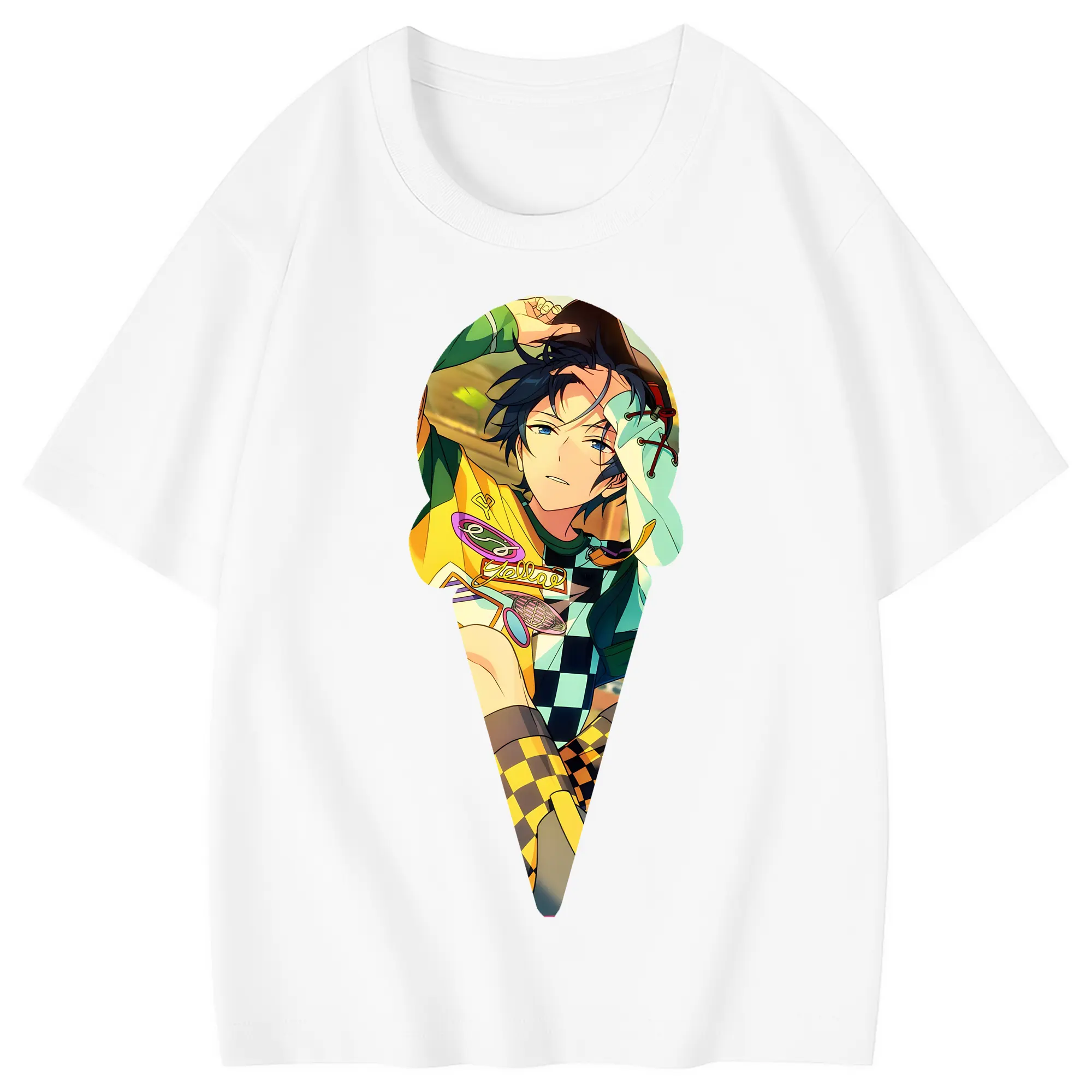 あんさん ぶる グッズ Trickstar 氷鷹北斗 - 綿100％ キッズTシャツ ・ フロントプリント ・ 快適 通気性 ・ スポーツ カジュアル 散歩用