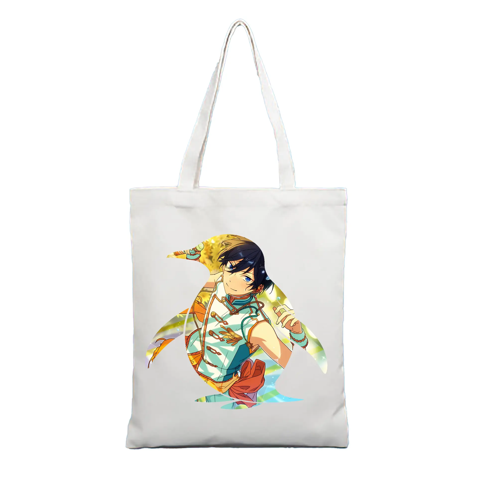 あんさん ぶる グッズ Trickstar 氷鷹北斗 - 縦型キャンバス手提げバッグ（トートバッグ） ・ キャンバス素材 ・ ショッピング用 ・ 軽量 丈夫 お手入れ簡単