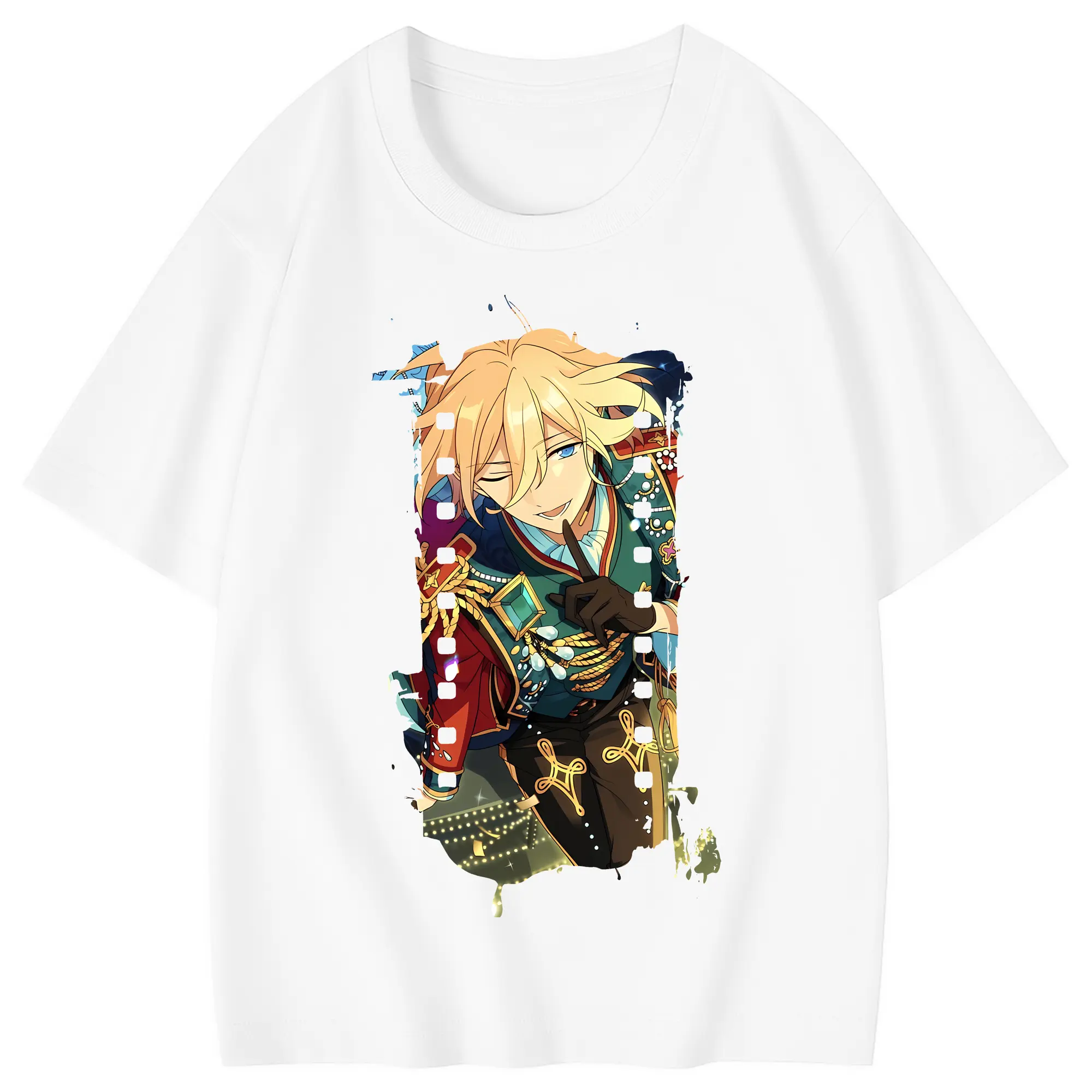 あんさん ぶる グッズ fine 天祥院英智 - 綿100％ キッズTシャツ ・ フロントプリント ・ 快適 通気性 ・ スポーツ カジュアル 散歩用