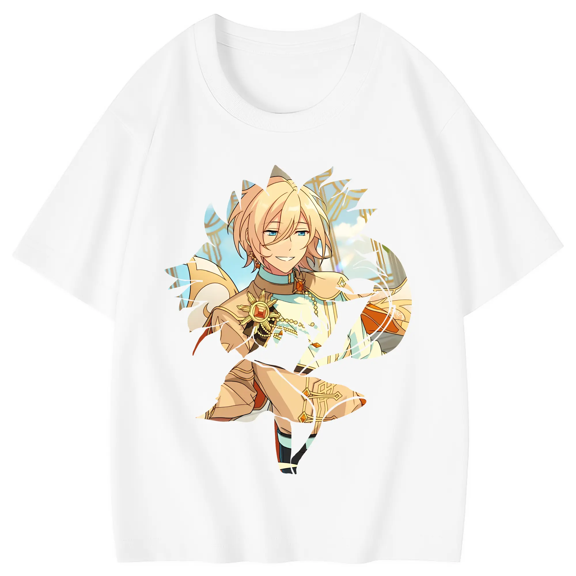 あんさん ぶる グッズ fine 天祥院英智 - 綿100％ キッズTシャツ ・ フロントプリント ・ 快適 通気性 ・ スポーツ カジュアル 散歩用