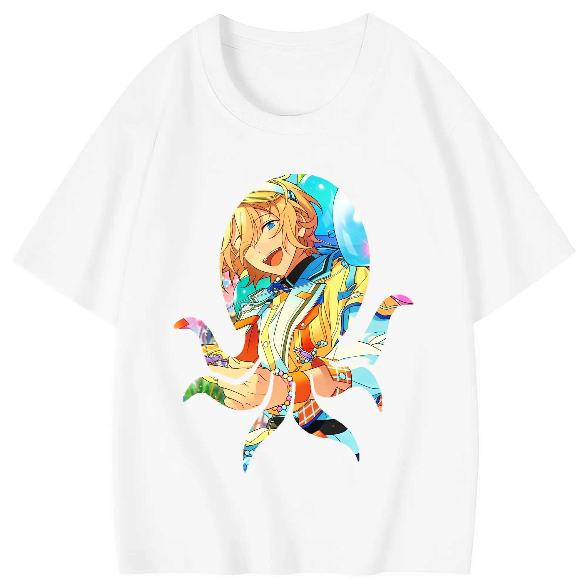 あんさん ぶる グッズ fine 天祥院英智 - 綿100％ キッズTシャツ ・ フロントプリント ・ 快適 通気性 ・ スポーツ カジュアル 散歩用