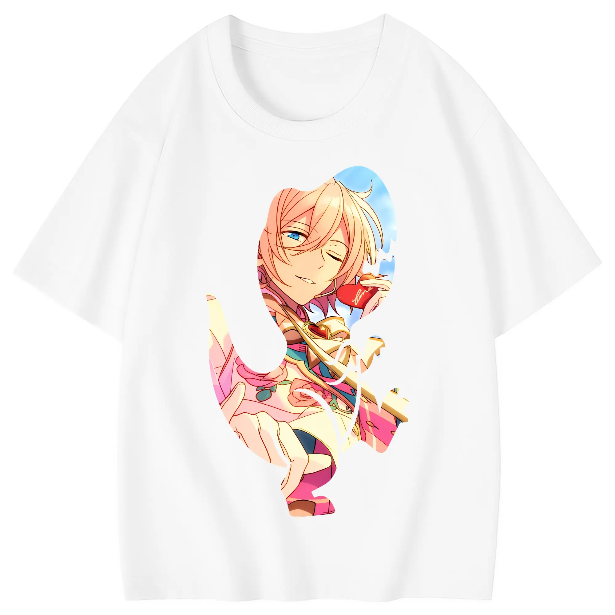 あんさん ぶる グッズ fine 天祥院英智 - 綿100％ キッズTシャツ ・ フロントプリント ・ 快適 通気性 ・ スポーツ カジュアル 散歩用