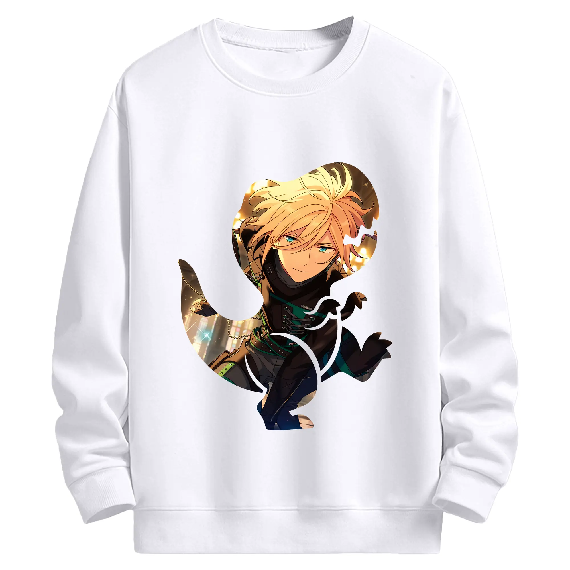 あんさん ぶる グッズ fine 天祥院英智 - 高品質 クルーネック スウェット ・ コットン59％ ポリエステル41％ ・ ユニセックス 長袖 トレーナー ・ カジュアル デイリー スポーツ 散歩用