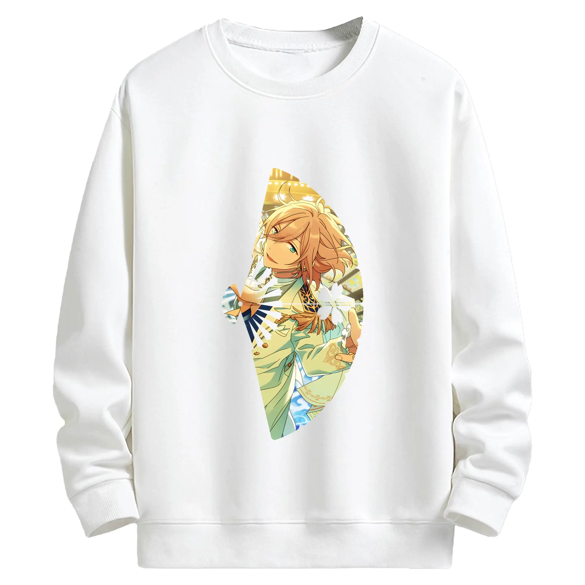 あんさん ぶる グッズ fine 天祥院英智 - キッズ クルーネックスウェットシャツ ・ フロントプリント ・ 綿80％ ポリエステル20％ ・ 快適 通学 スポーツ 日常使い お散歩用