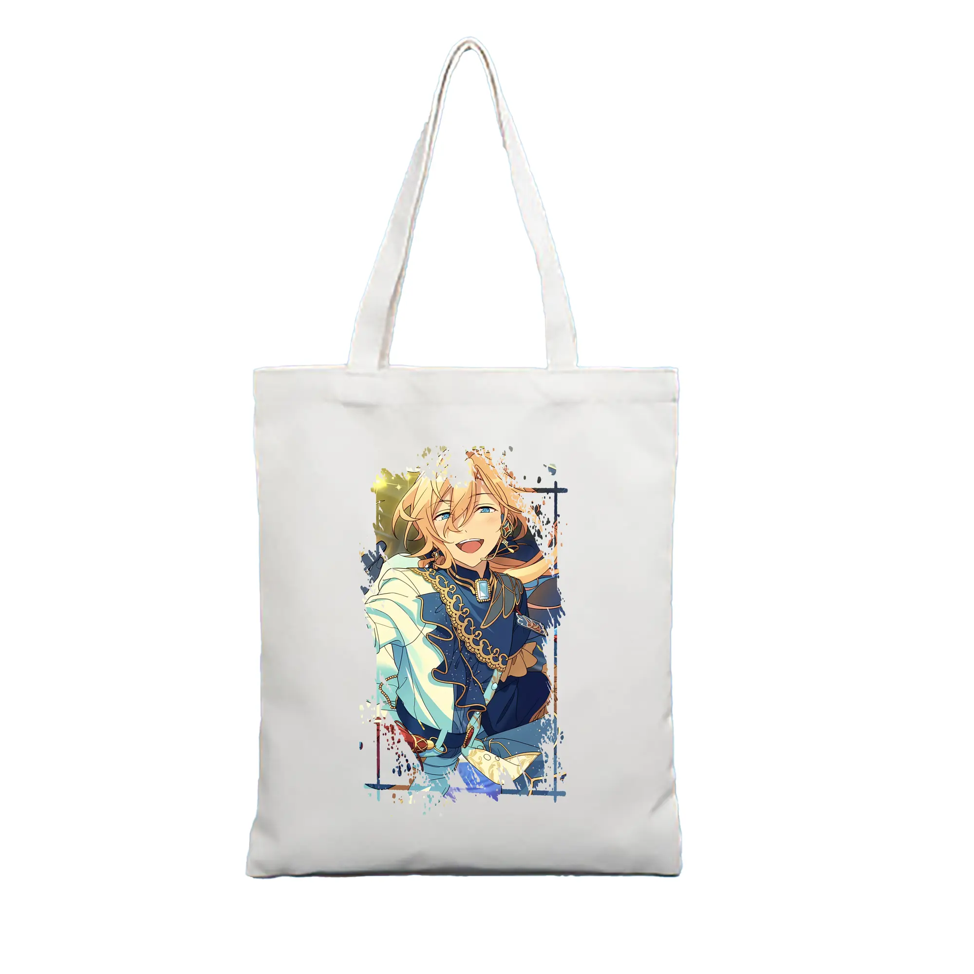 あんさん ぶる グッズ fine 天祥院英智 - 縦型キャンバス手提げバッグ（トートバッグ） ・ キャンバス素材 ・ ショッピング用 ・ 軽量 丈夫 お手入れ簡単