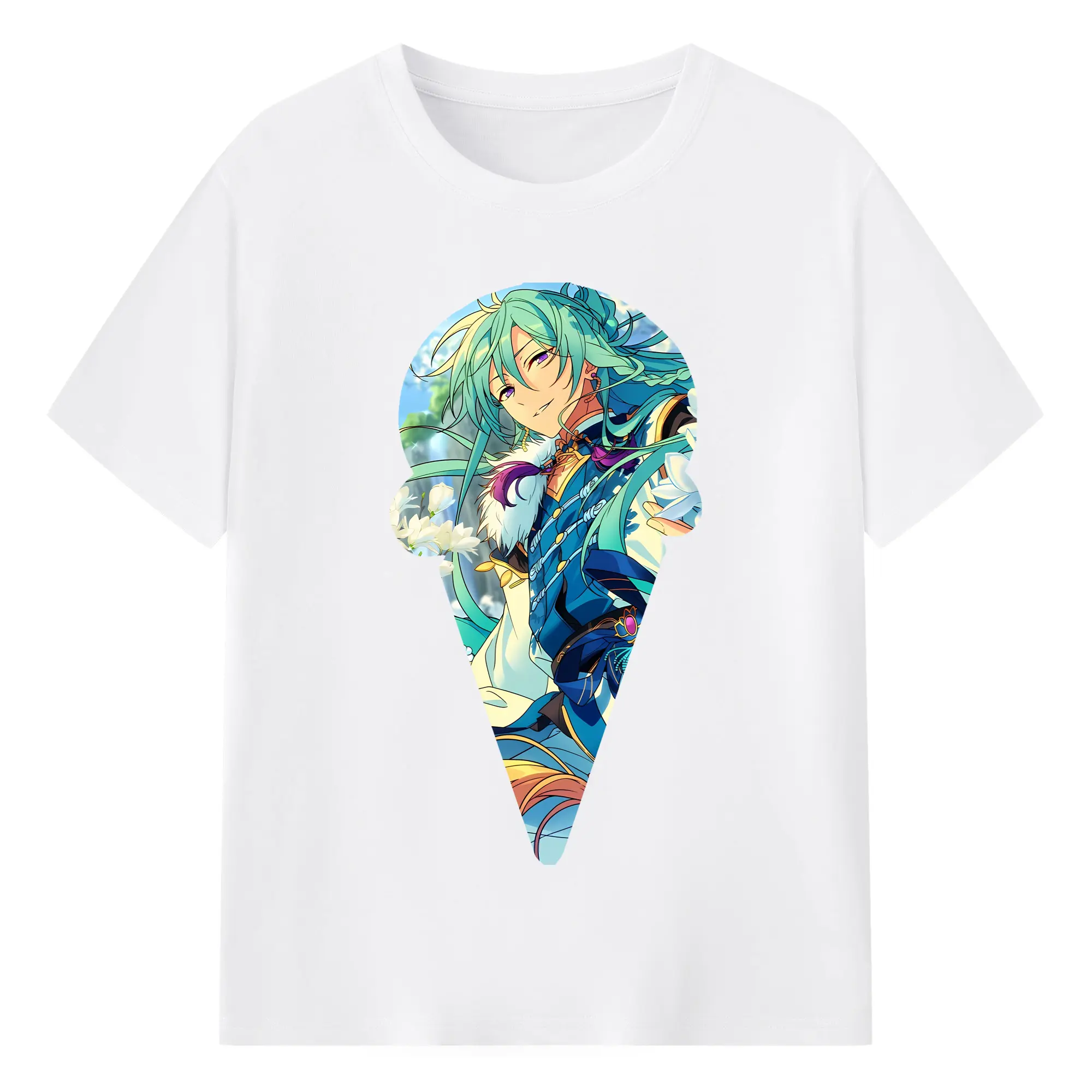 あんさん ぶる グッズ fine 日日樹渉 - 綿100％ 半袖Tシャツ ・ フロントプリント ・ 快適 通気性 ・ 日常使い 散歩 スポーツ用