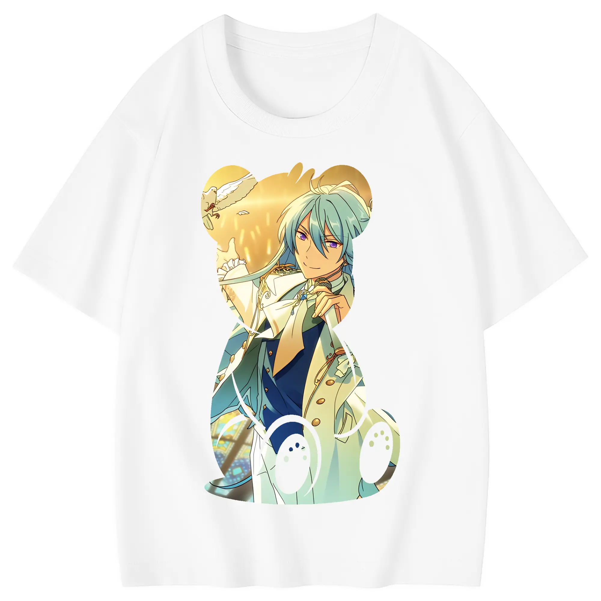 あんさん ぶる グッズ fine 日日樹渉 - 綿100％ キッズTシャツ ・ フロントプリント ・ 快適 通気性 ・ スポーツ カジュアル 散歩用