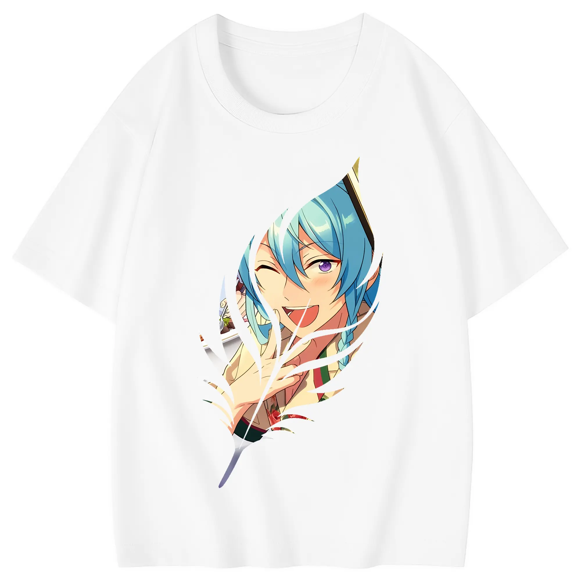 あんさん ぶる グッズ fine 日日樹渉 - 綿100％ キッズTシャツ ・ フロントプリント ・ 快適 通気性 ・ スポーツ カジュアル 散歩用