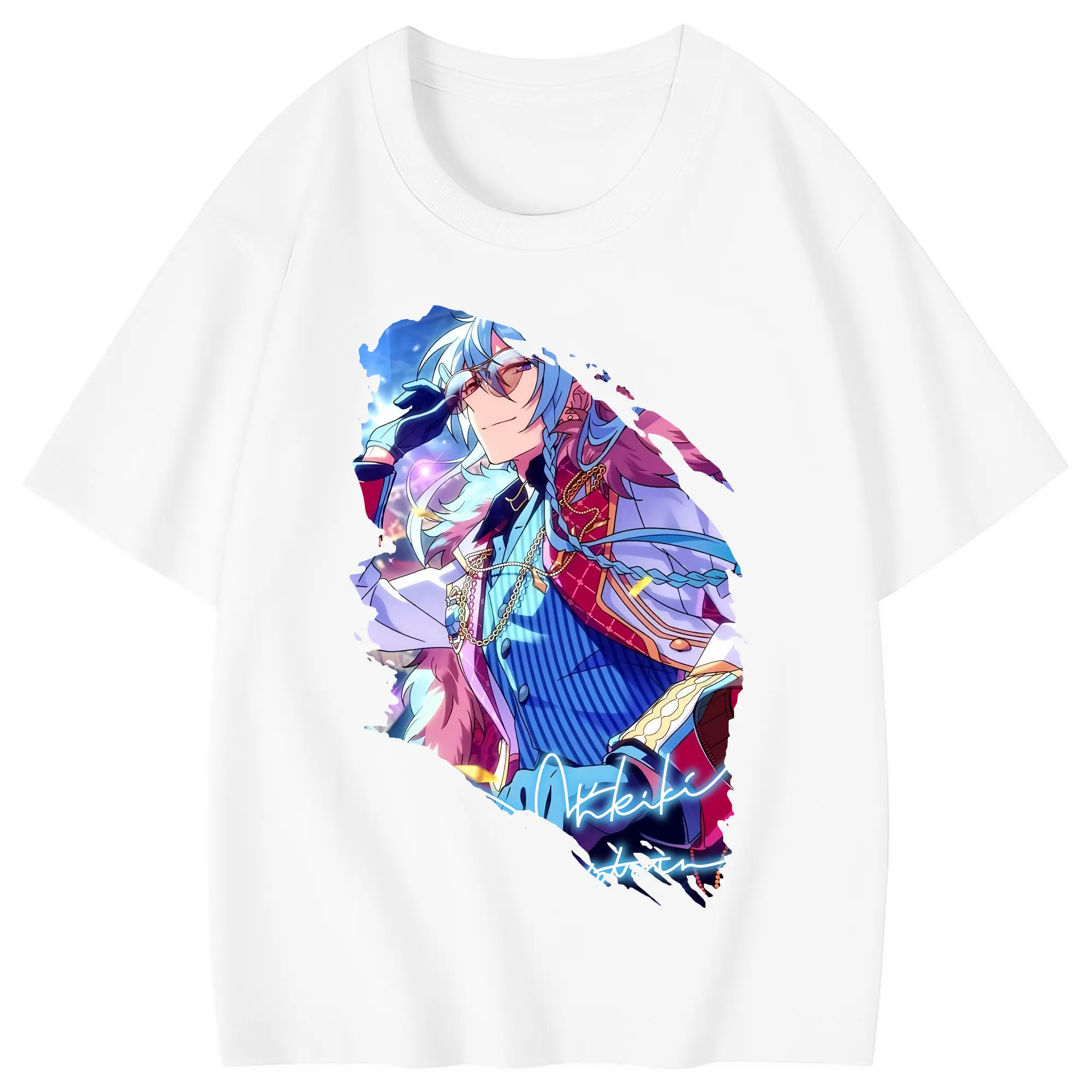 あんさん ぶる グッズ fine 日日樹渉 - 綿100％ キッズTシャツ ・ フロントプリント ・ 快適 通気性 ・ スポーツ カジュアル 散歩用