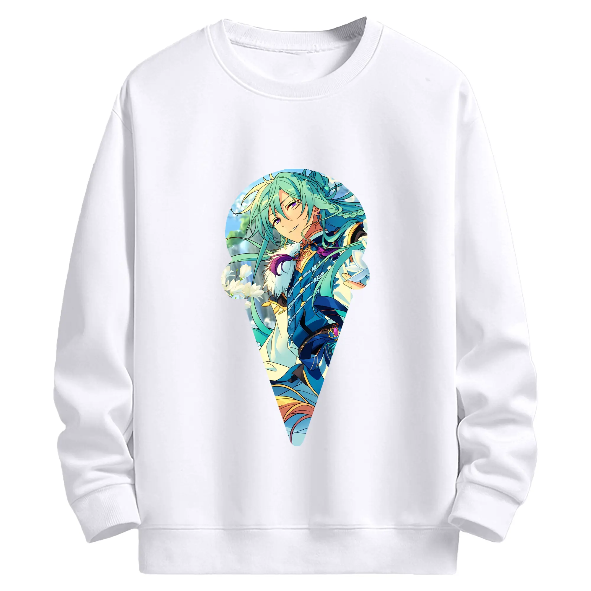 あんさん ぶる グッズ fine 日日樹渉 - 高品質 クルーネック スウェット ・ コットン59％ ポリエステル41％ ・ ユニセックス 長袖 トレーナー ・ カジュアル デイリー スポーツ 散歩用