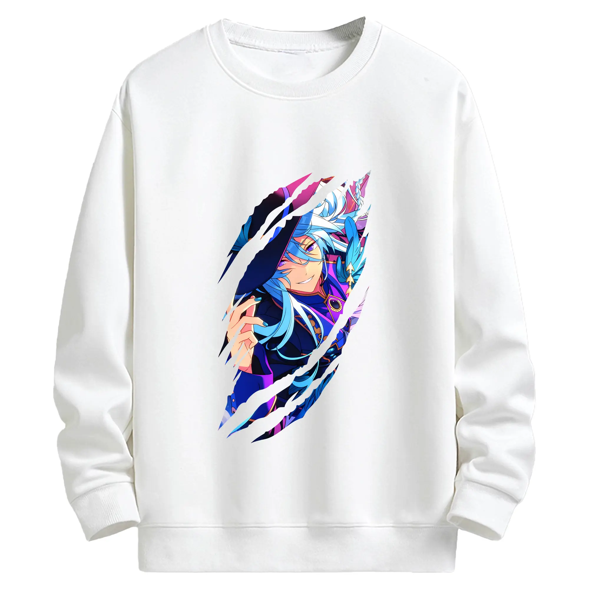 あんさん ぶる グッズ fine 日日樹渉 - キッズ クルーネックスウェットシャツ ・ フロントプリント ・ 綿80％ ポリエステル20％ ・ 快適 通学 スポーツ 日常使い お散歩用