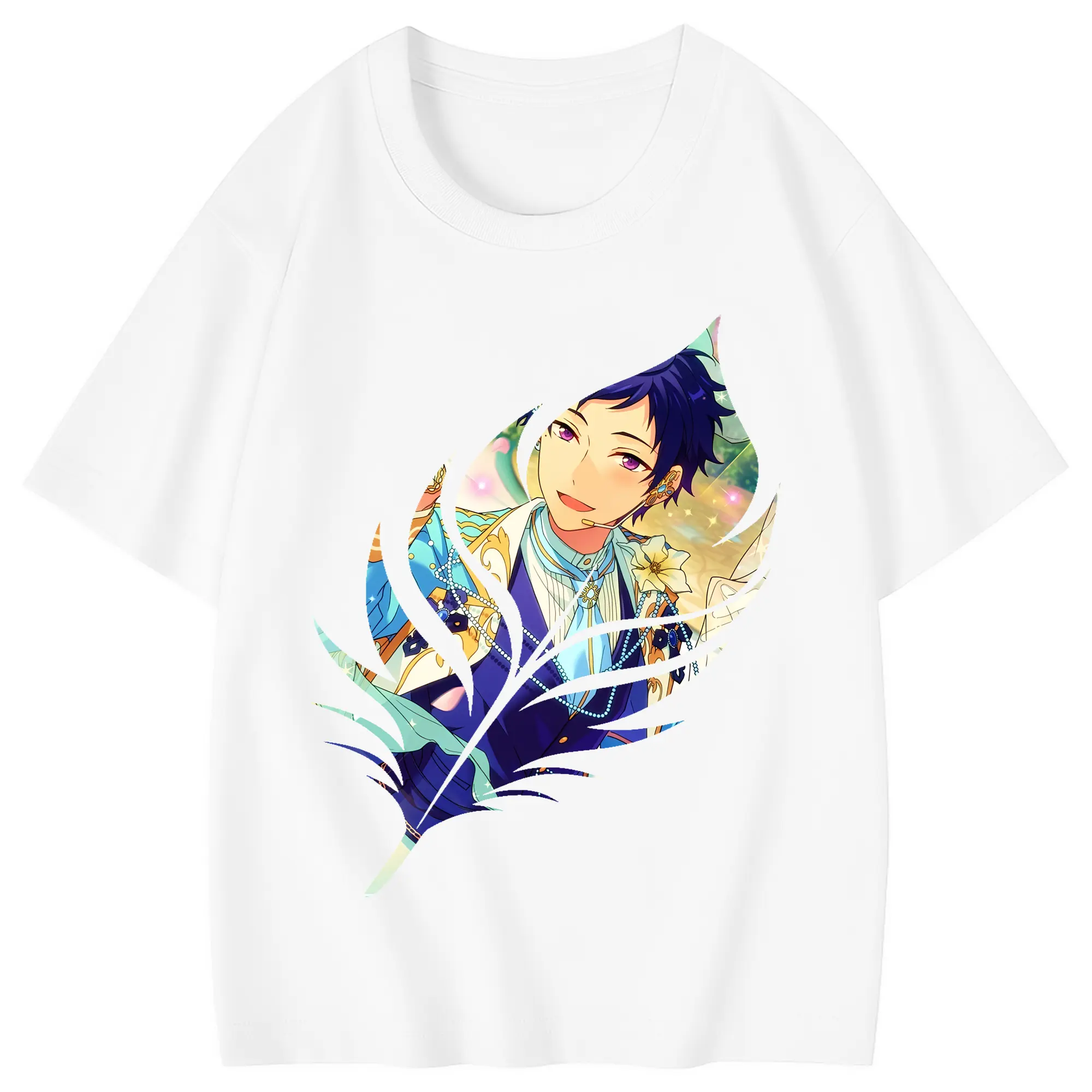 あんさん ぶる グッズ fine 伏見弓弦 - 綿100％ キッズTシャツ ・ フロントプリント ・ 快適 通気性 ・ スポーツ カジュアル 散歩用