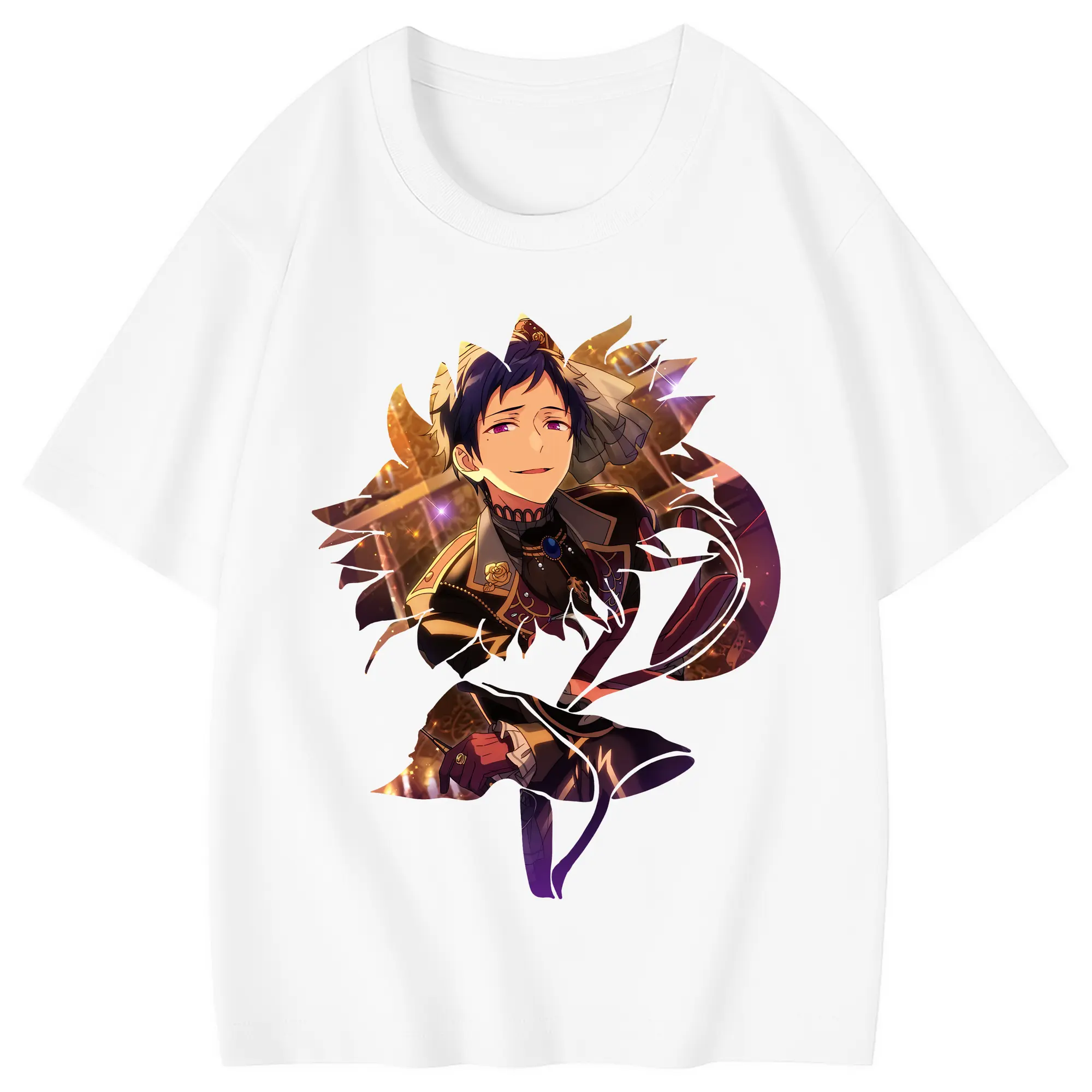 あんさん ぶる グッズ fine 伏見弓弦 - 綿100％ キッズTシャツ ・ フロントプリント ・ 快適 通気性 ・ スポーツ カジュアル 散歩用