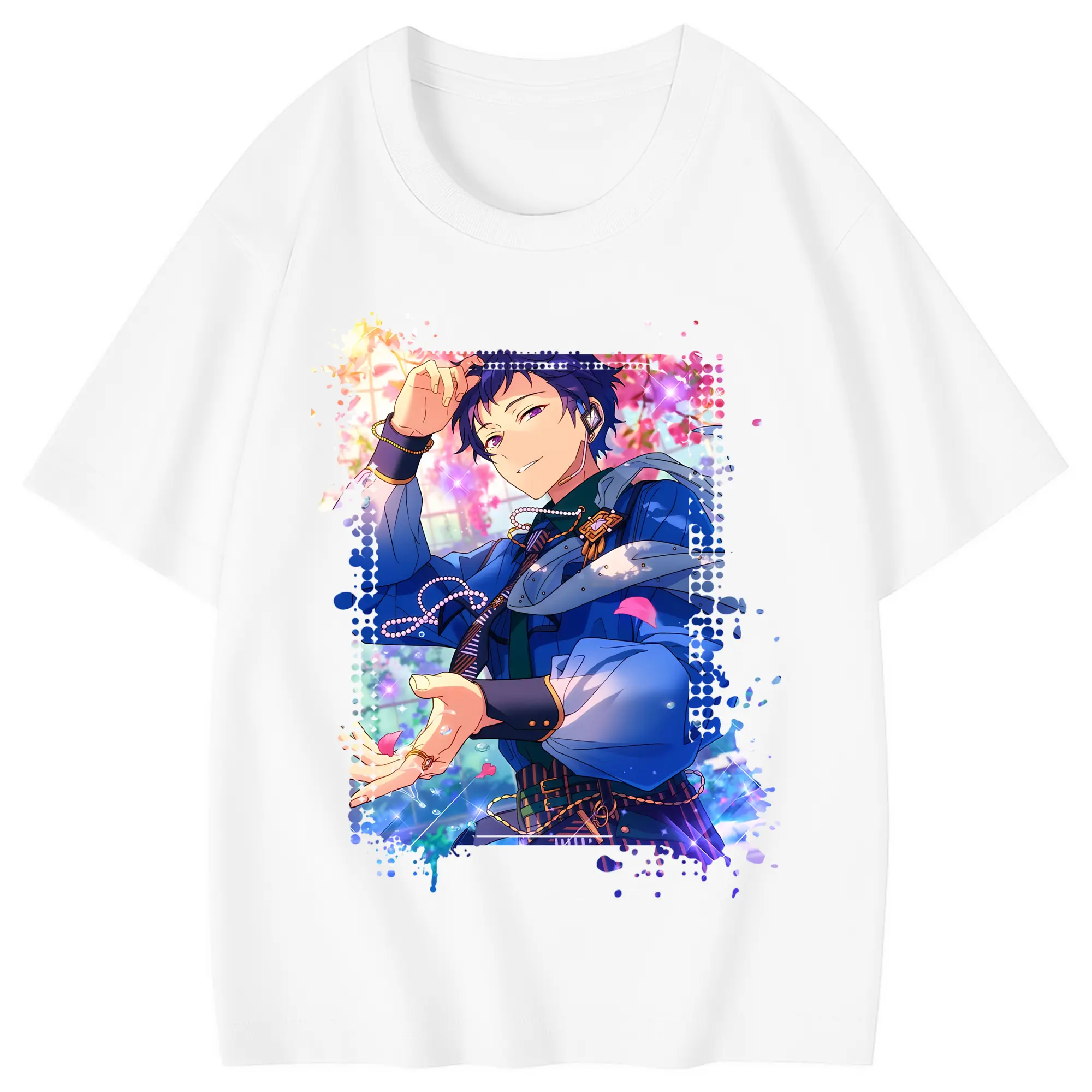 あんさん ぶる グッズ fine 伏見弓弦 - 綿100％ キッズTシャツ ・ フロントプリント ・ 快適 通気性 ・ スポーツ カジュアル 散歩用