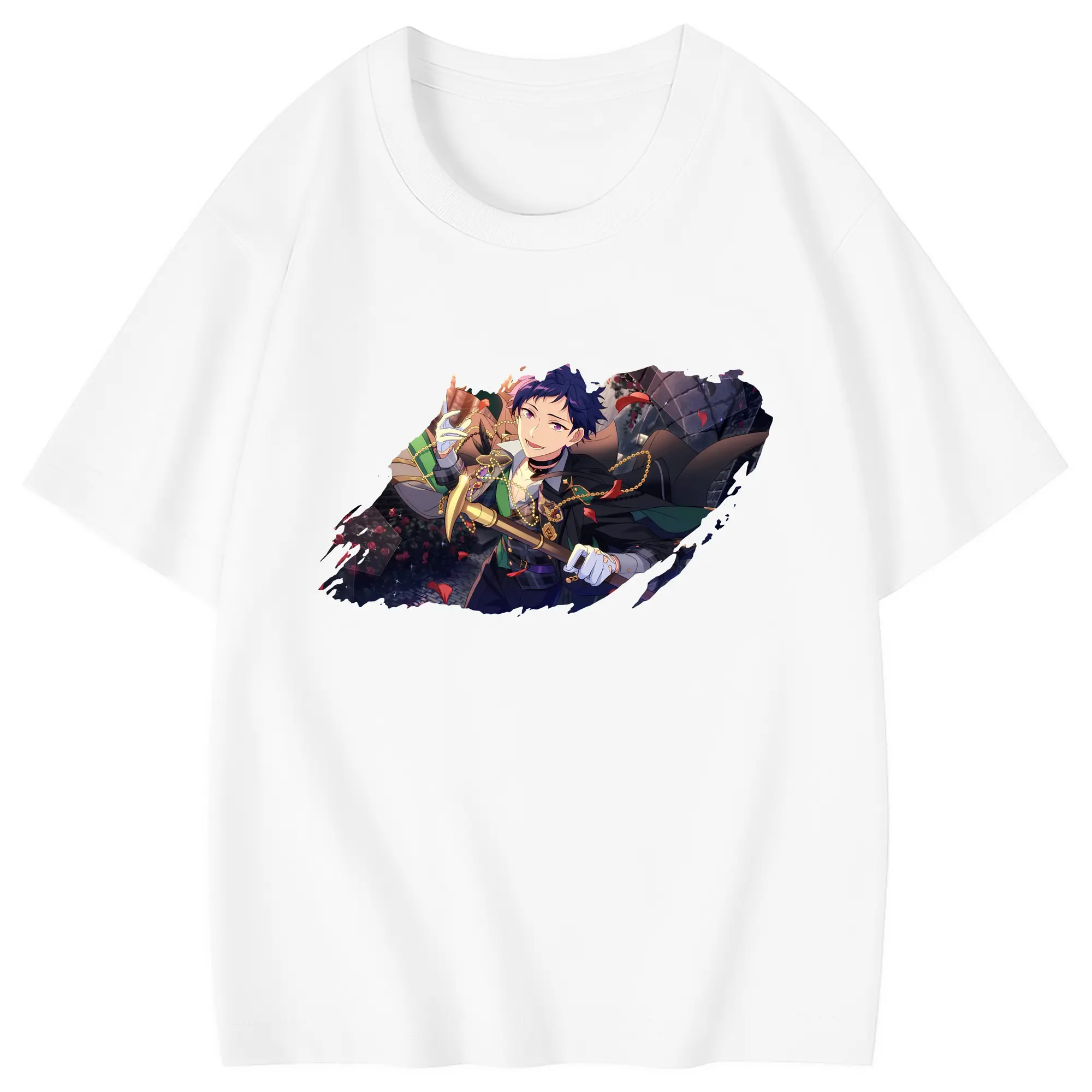 あんさん ぶる グッズ fine 伏見弓弦 - 綿100％ キッズTシャツ ・ フロントプリント ・ 快適 通気性 ・ スポーツ カジュアル 散歩用